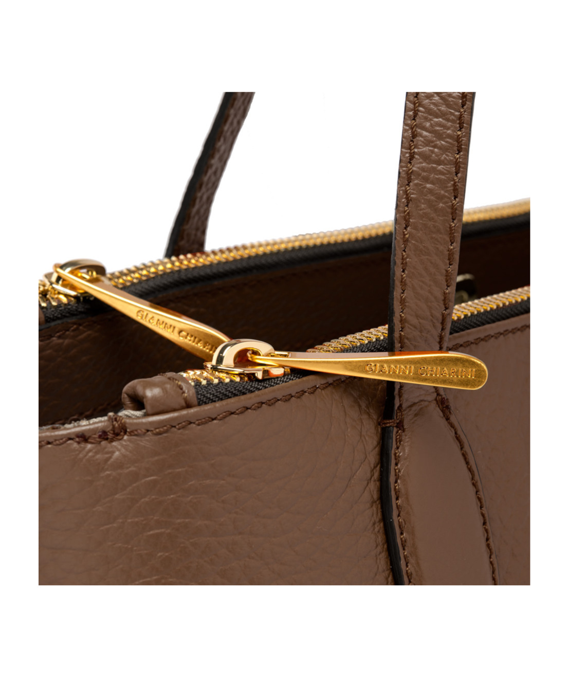 Gianni Chiarini Double Handle Tote Bag In Green