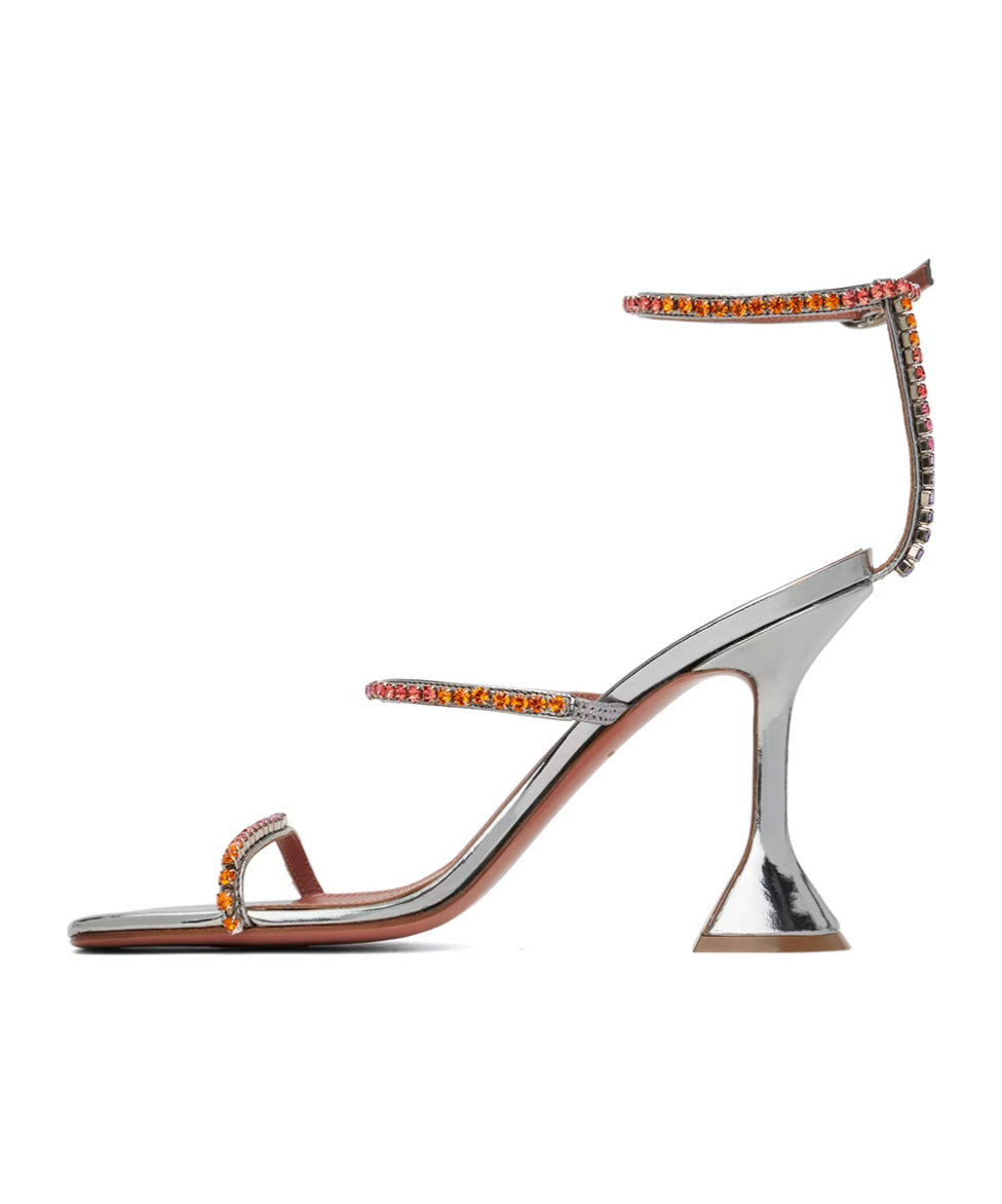AMINA MUADDI GILDA HIGH-HEELED SANDALS 