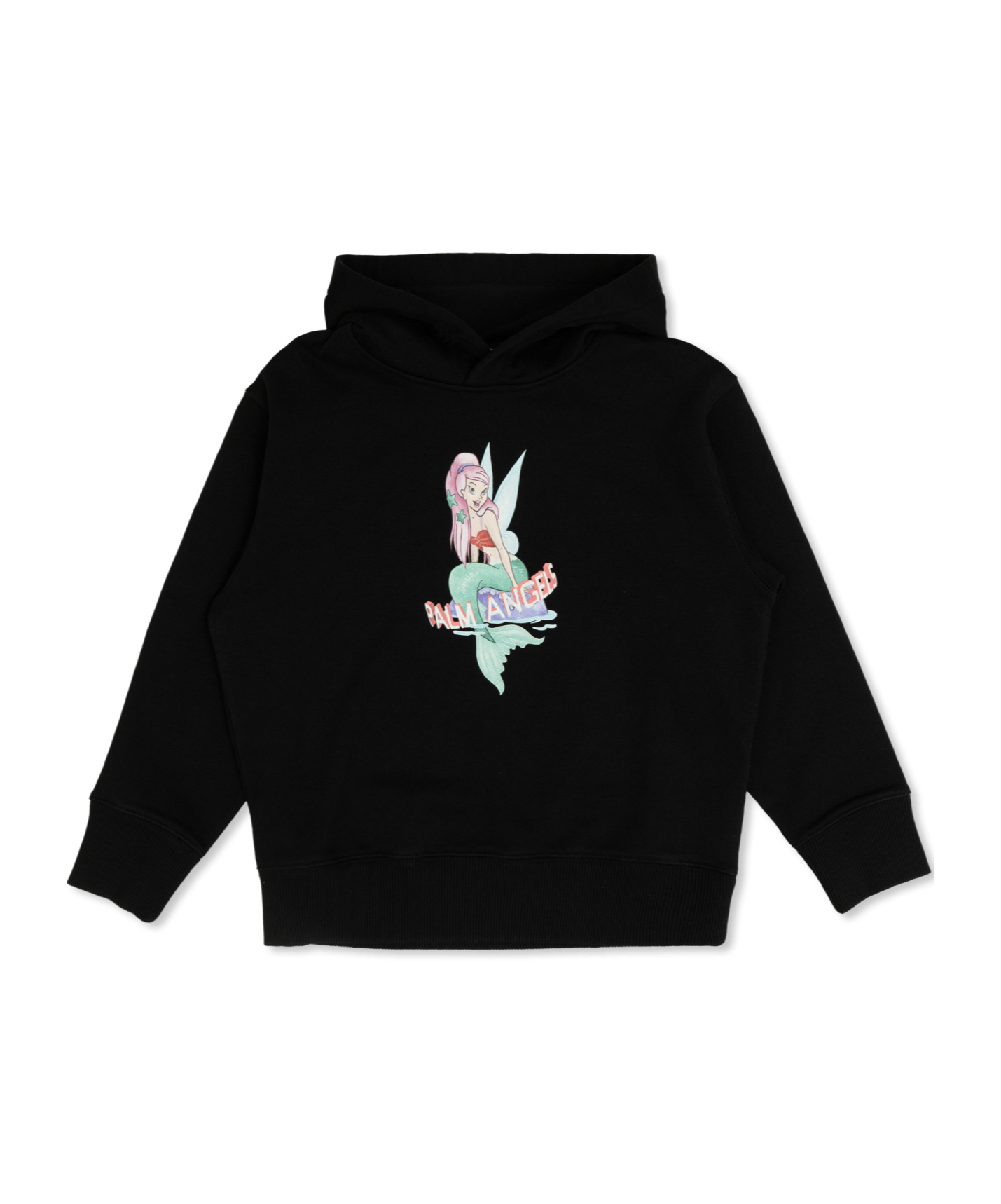 Palm Angels Long-sleeved Sweater In Black