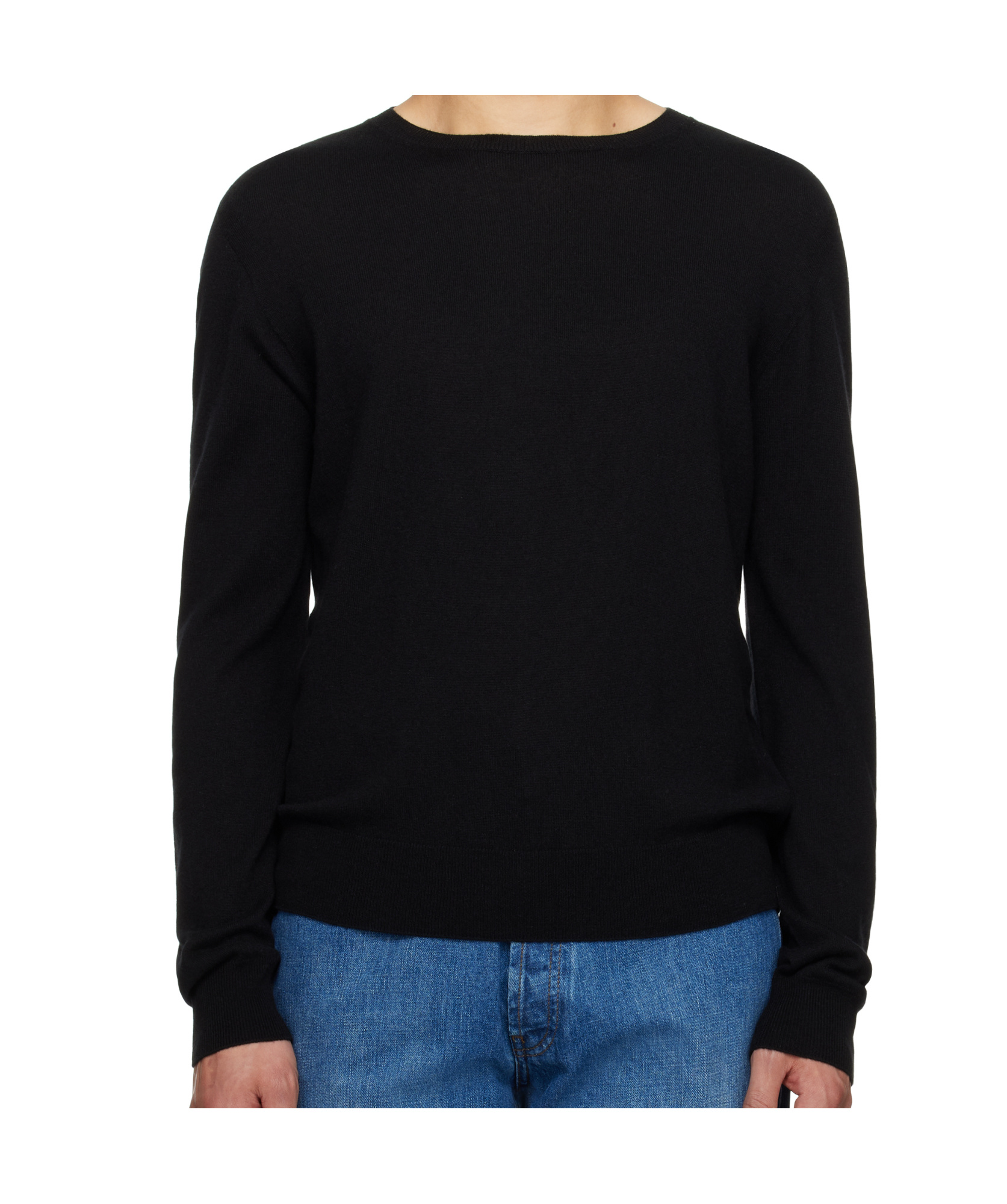 The Row Black Rowley Sweater In Black