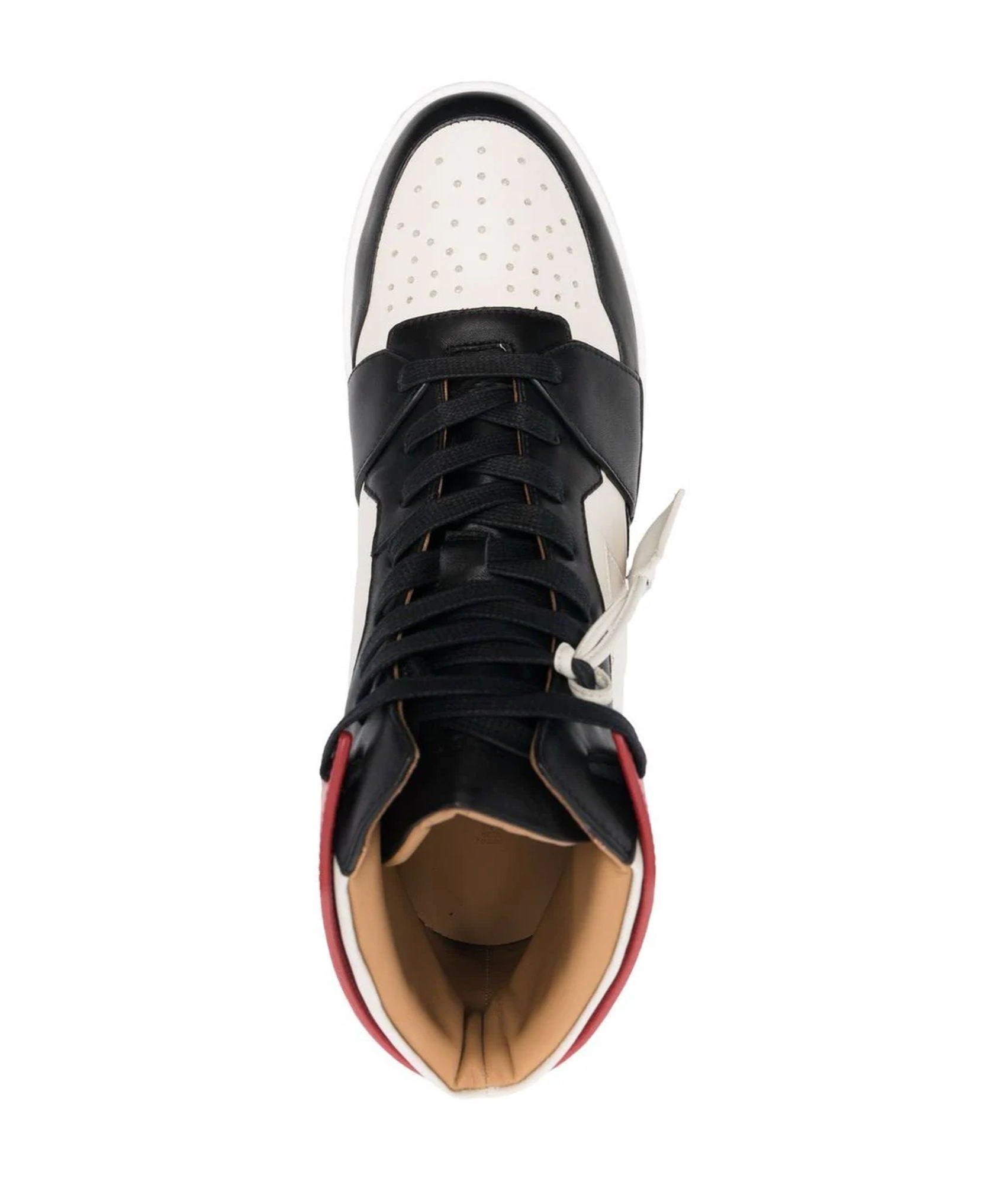 Buscemi High-top Colour-block Sneakers In White