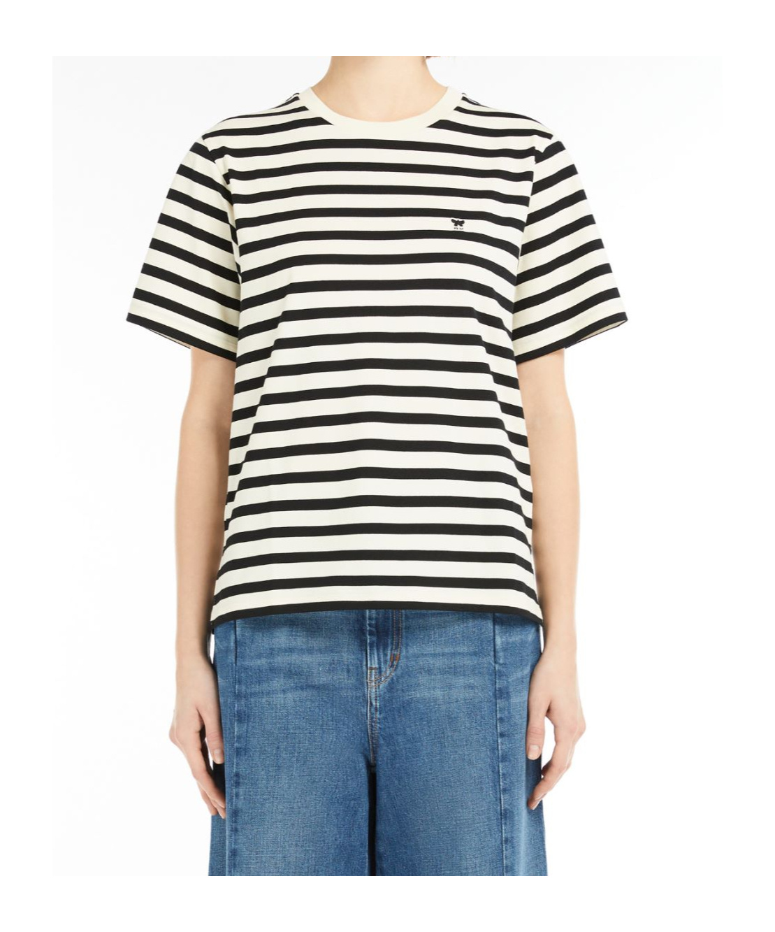 Weekend Max Mara Short-sleeved T-shirt In White