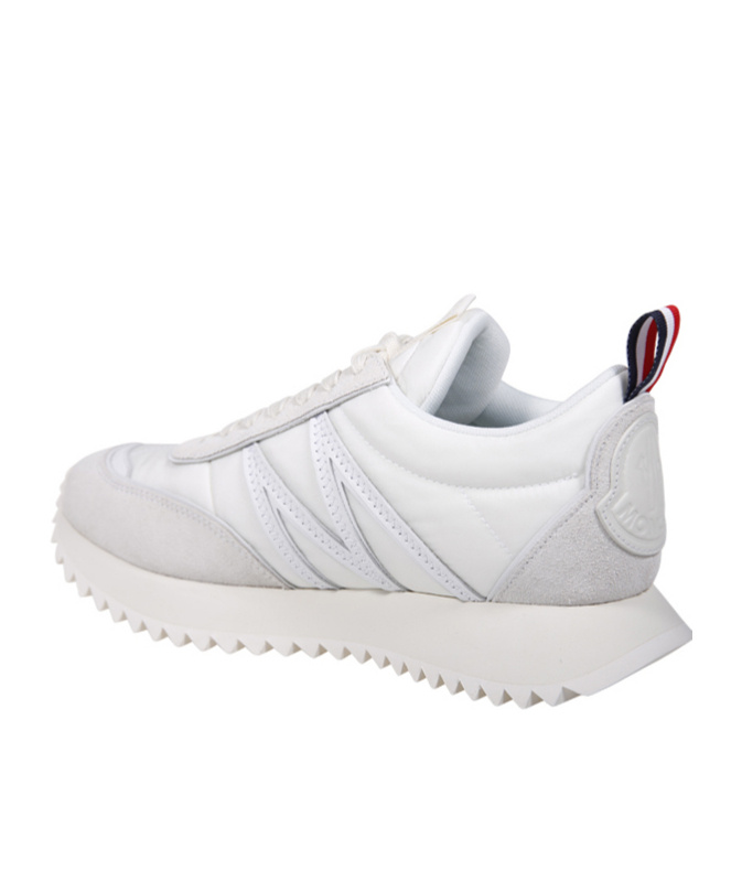 Moncler Low-top Sneakers With Distinctive Rubber Sole In White