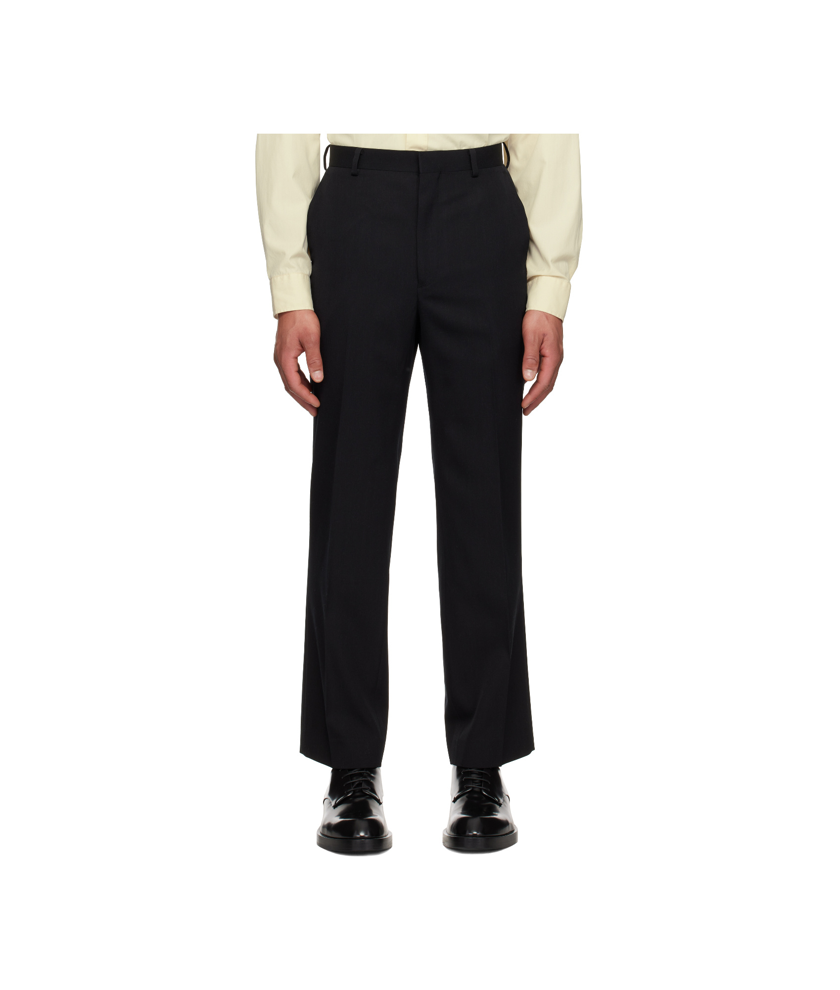 Auralee Belt Loops Slacks In Black