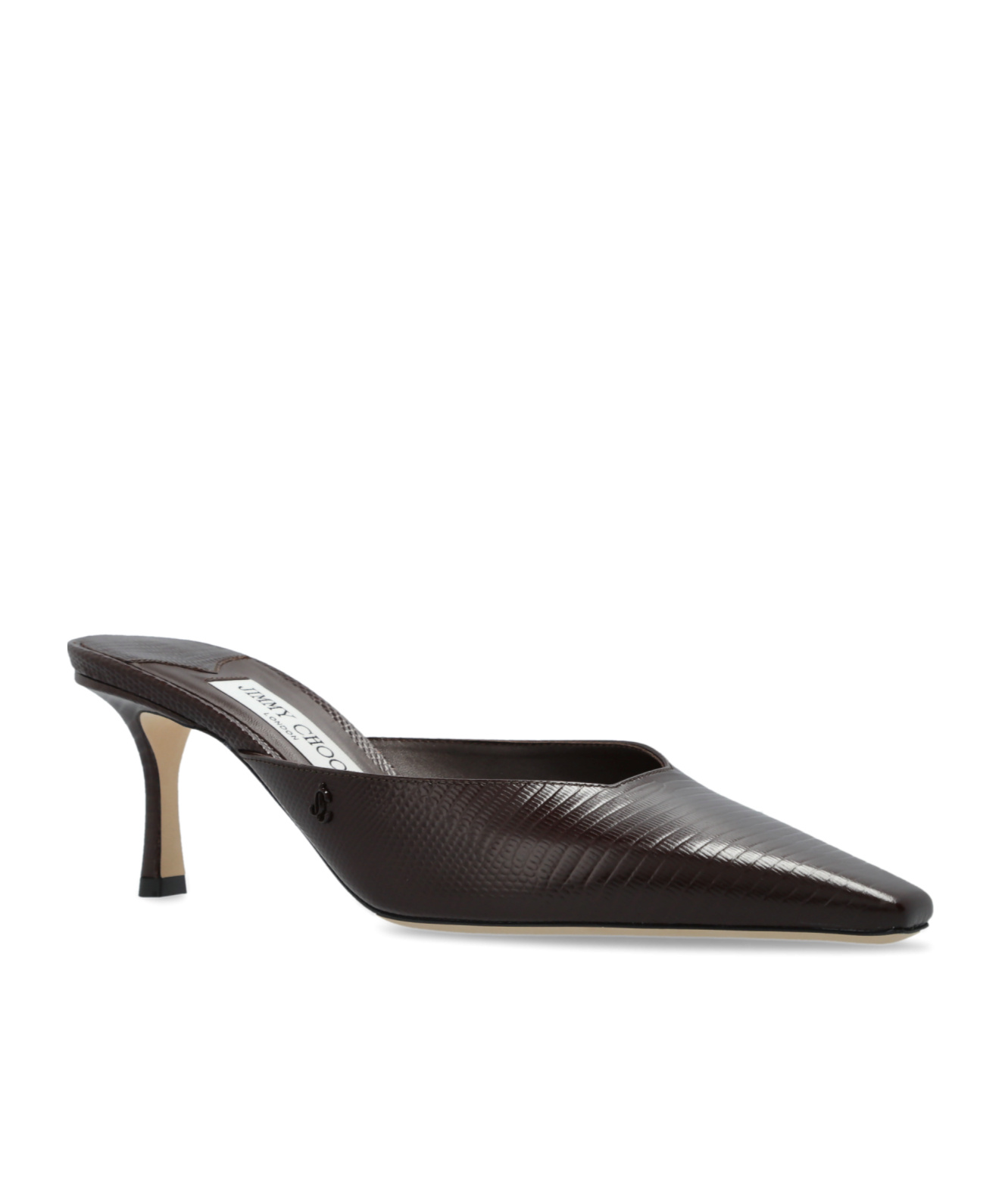 Jimmy Choo Square Toe High Heel Sandals In Black
