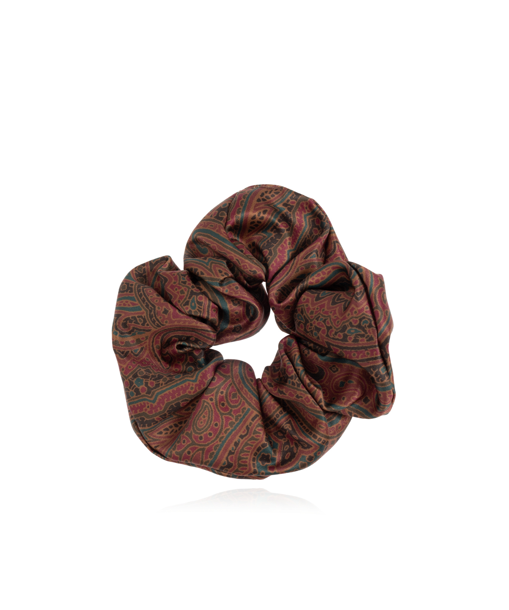 Etro Paisley-print Scrunchie In Yellow