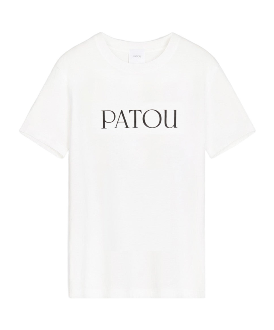 Patou Logo-print Organic-cotton T-shirt In White