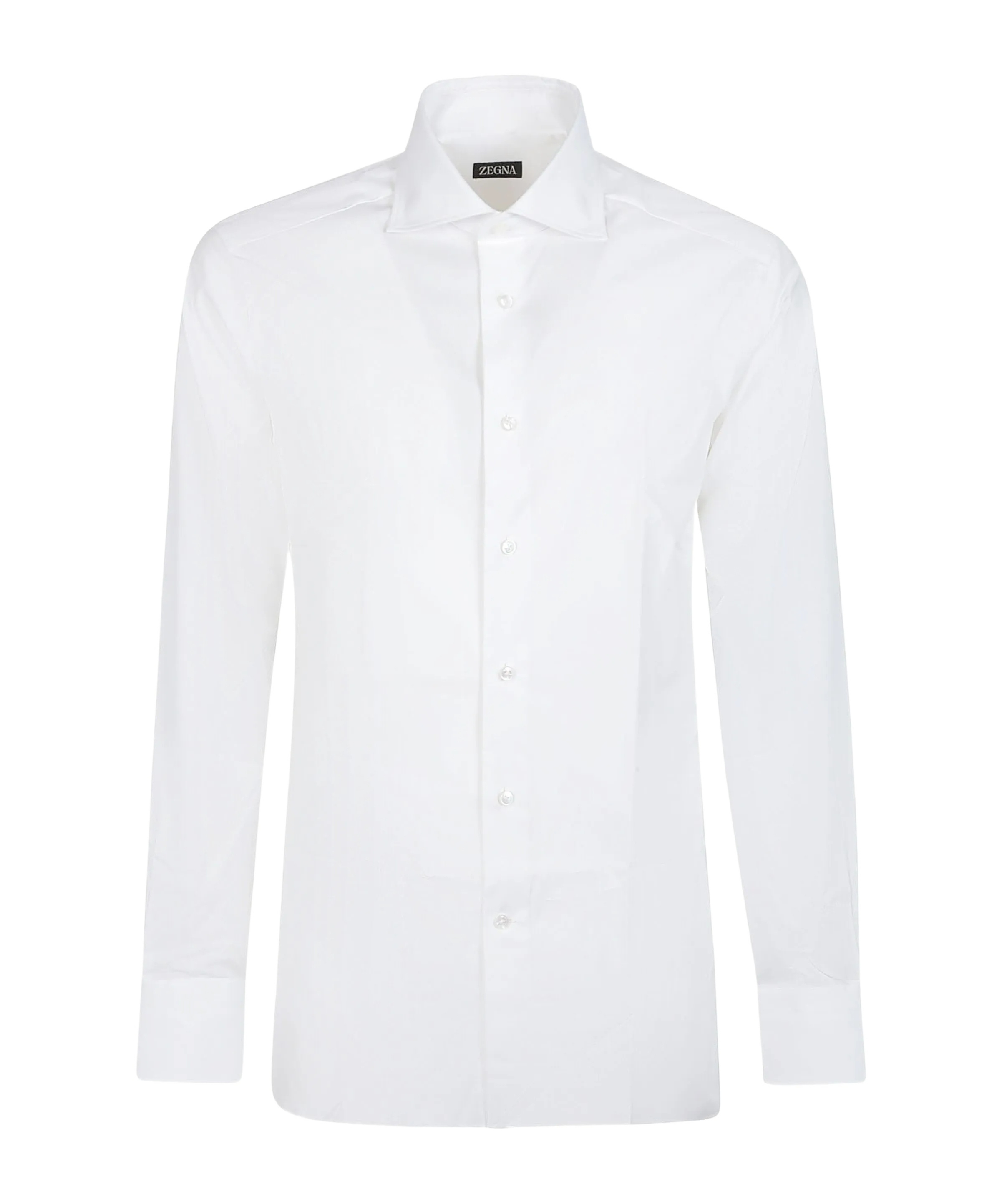 Zegna Lux Tailoring Long Sleeve Shirt In White