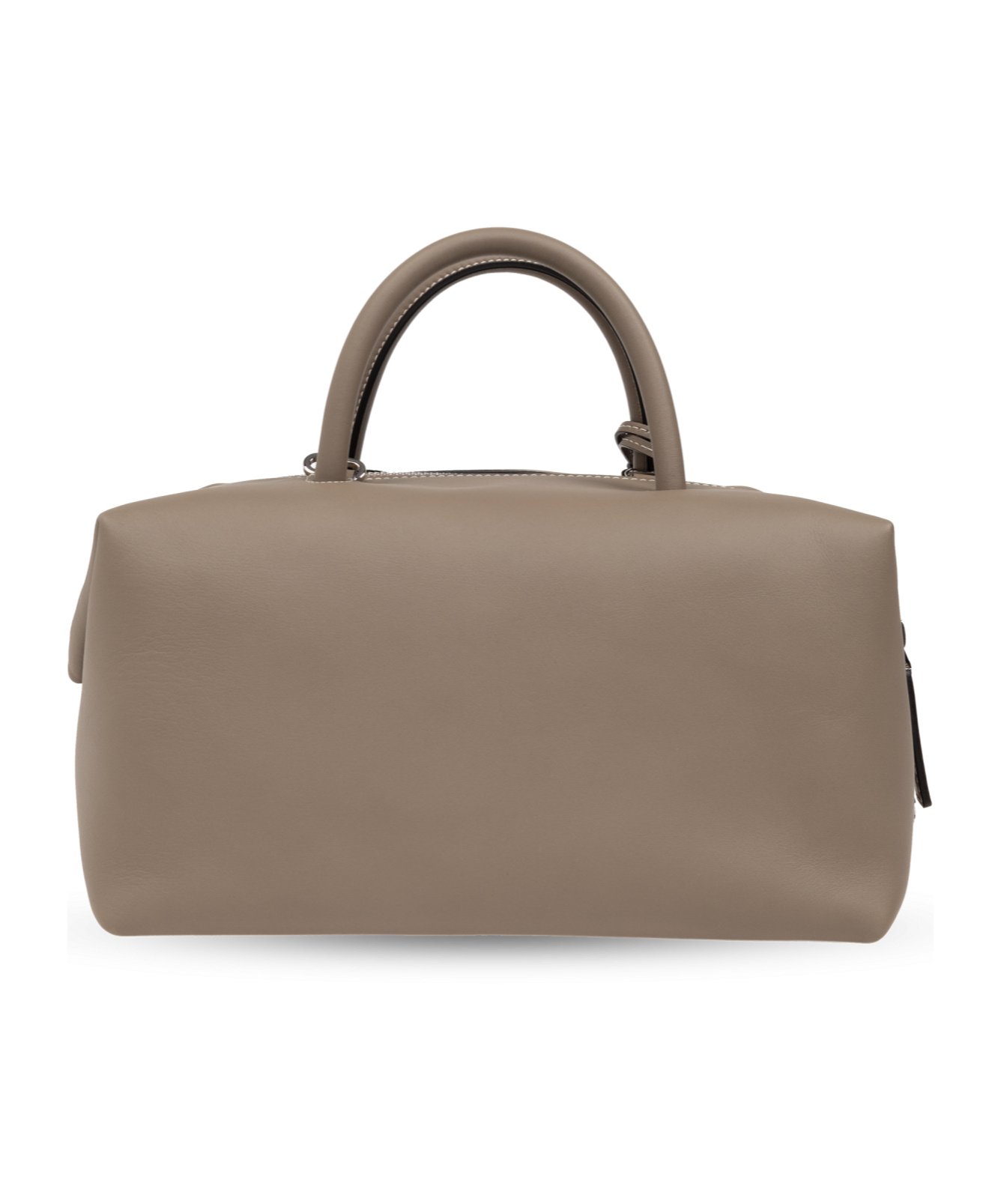 Max Mara Holdall Logo Shoulder Bag In Gray