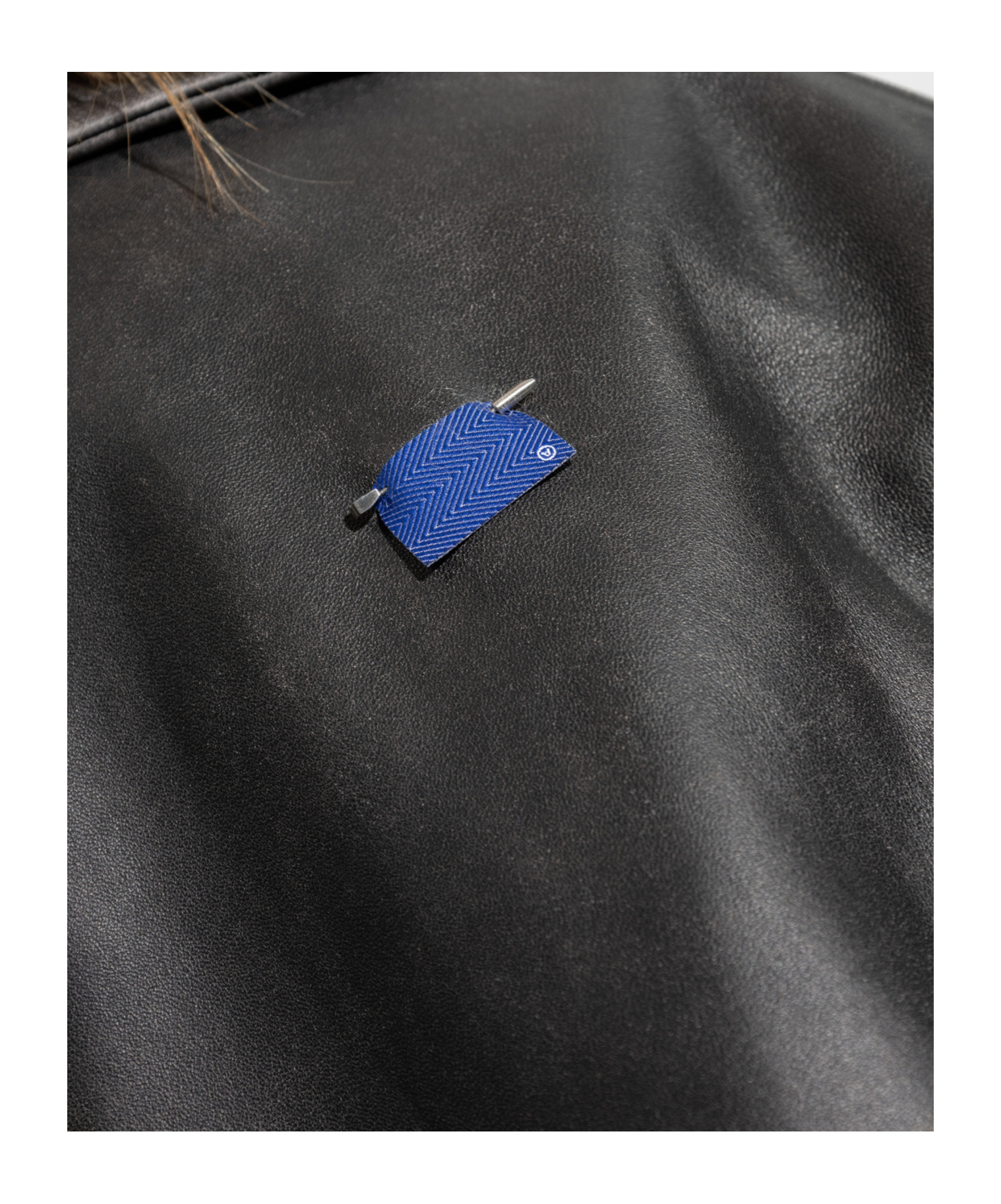 Ader Error Long-sleeved Leather Jacket In Black