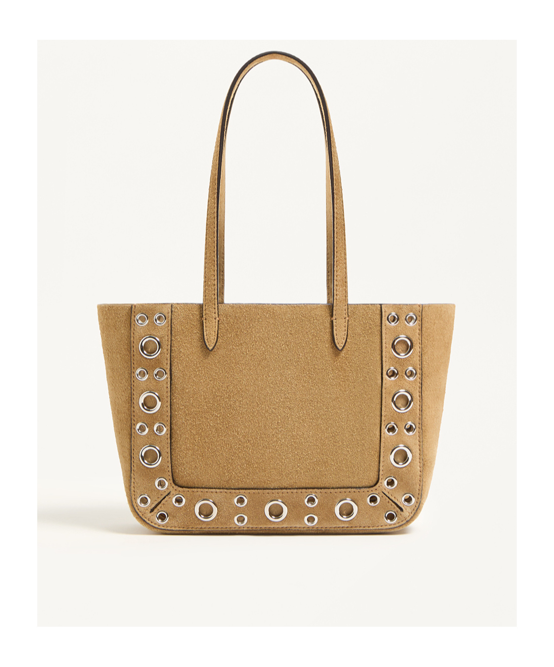 Valentino Mini Suede Bag In Brown