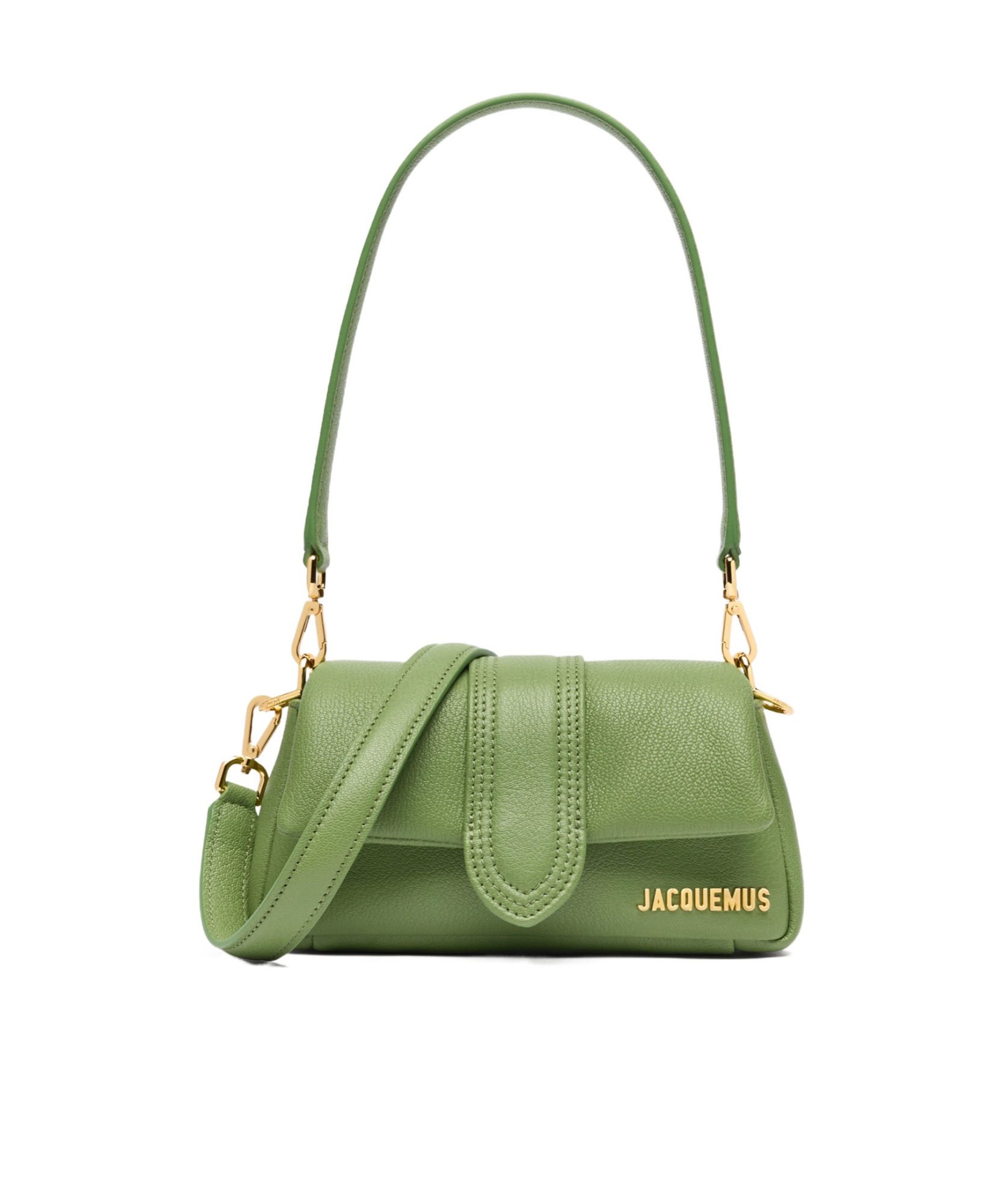 Jacquemus Mini Puffed Flap Bag In Green
