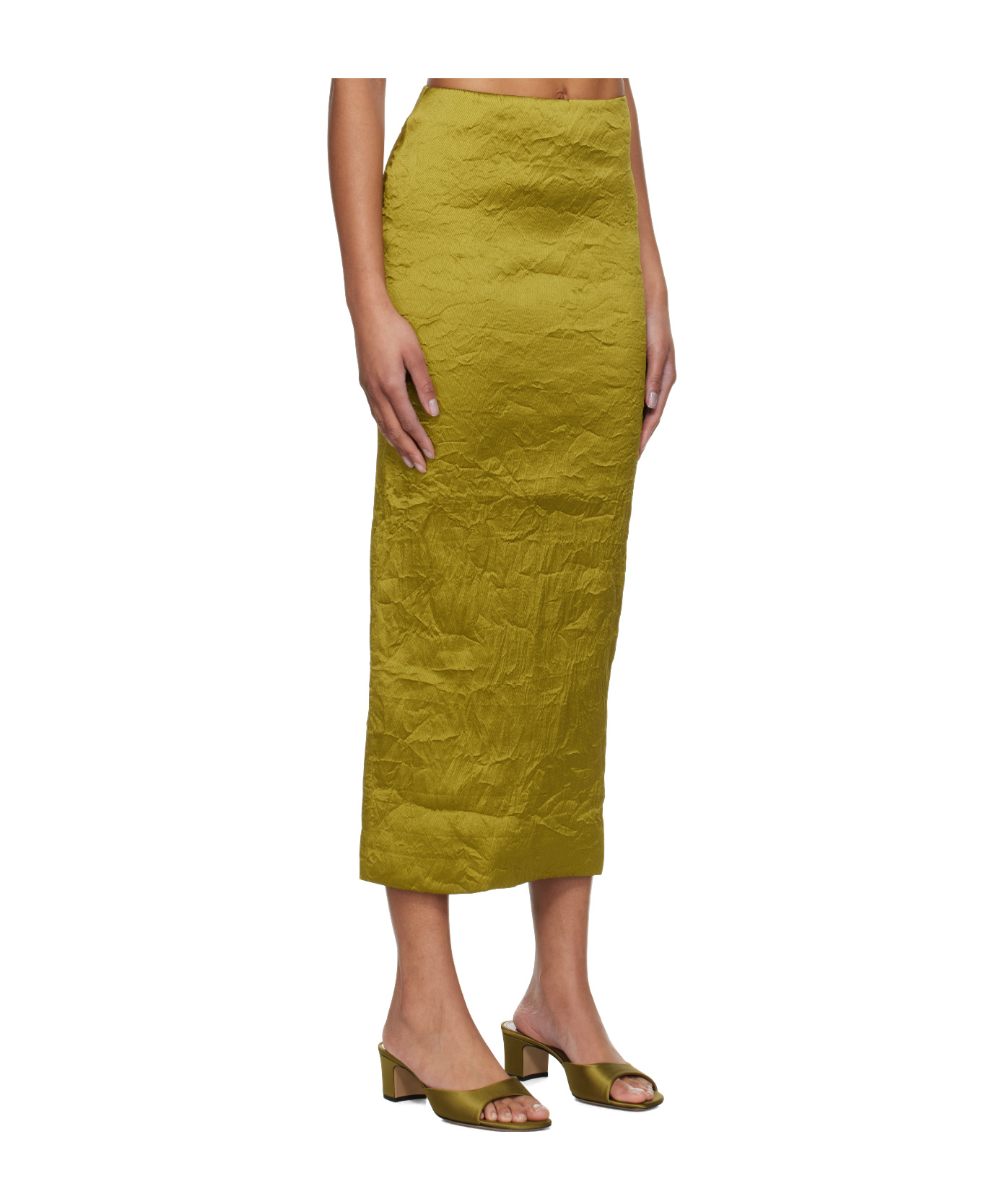 Tove Pleated Skirt In Green