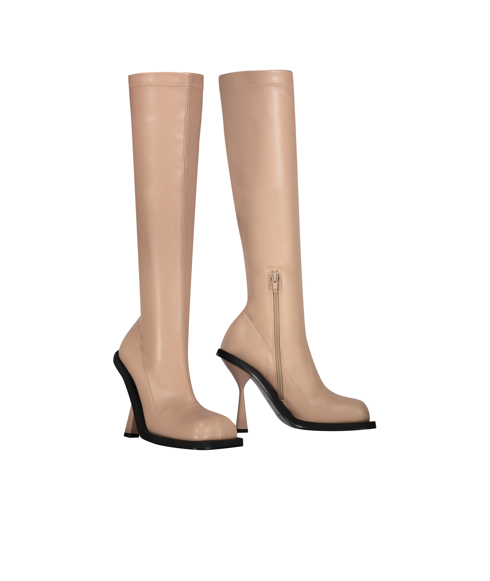 Andreädamo Andreādamo Woman Boot Blush Size 6 Textile Fibers In Nude