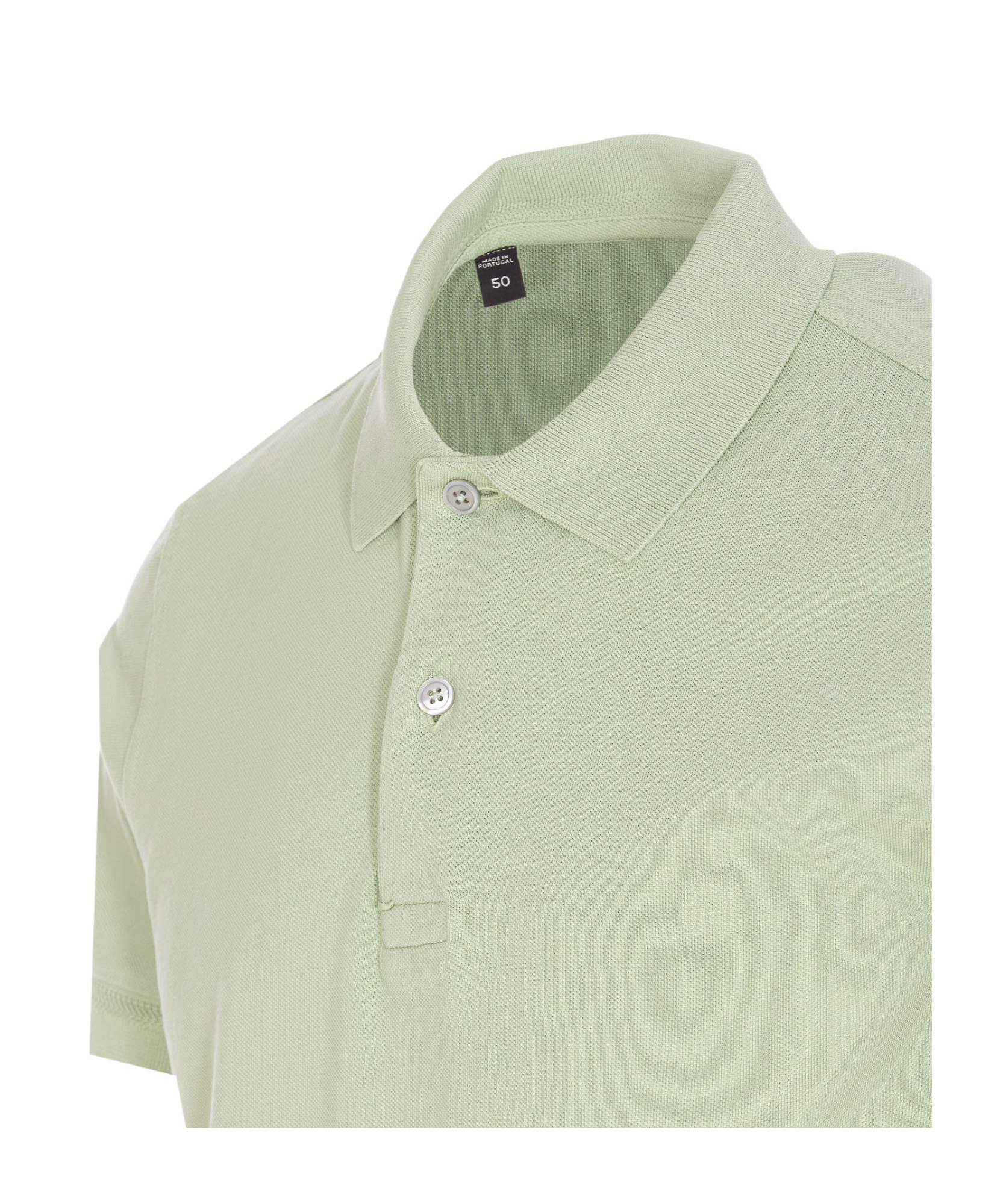 Tom Ford Short-sleeved Polo Shirt In Green
