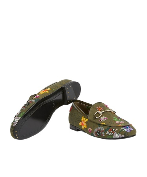 Gucci Women's  Jordaan Loafer In Green