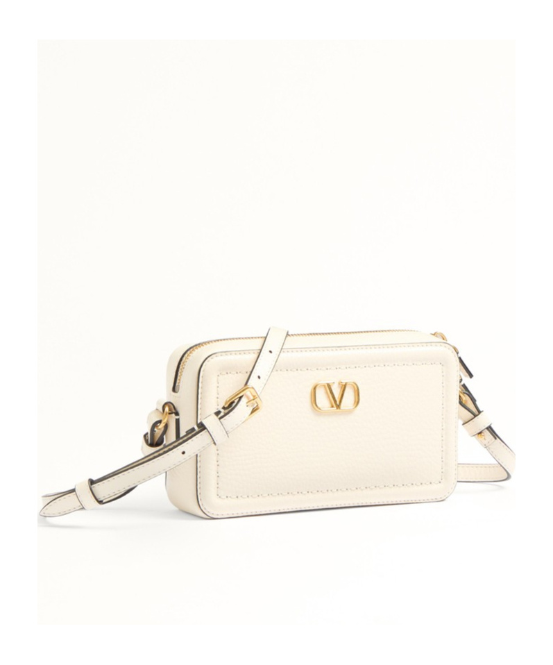 Valentino Off-white Mini Alltime Camera Case Bag In White