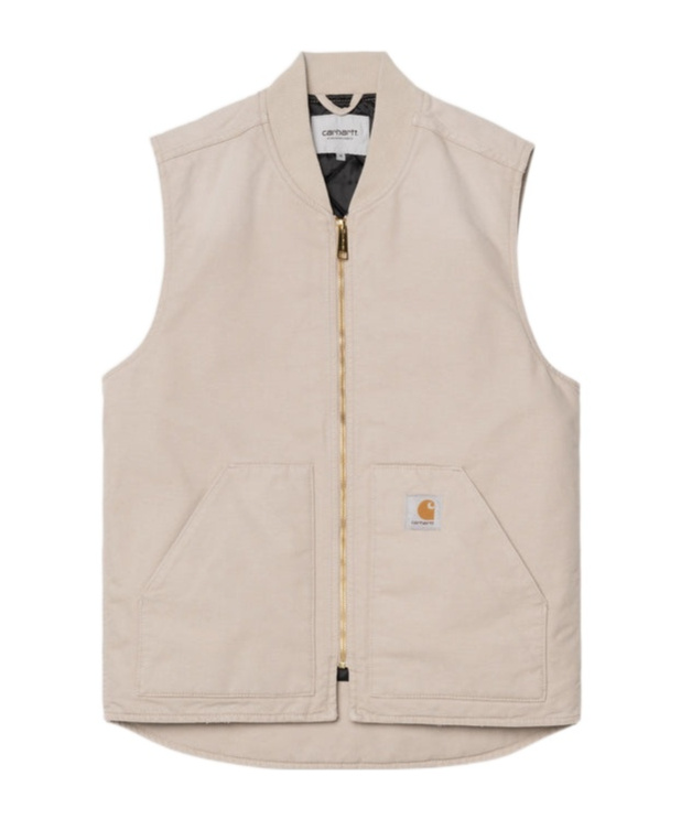 Carhartt Dearborn Canvas Classic Vest In Nude