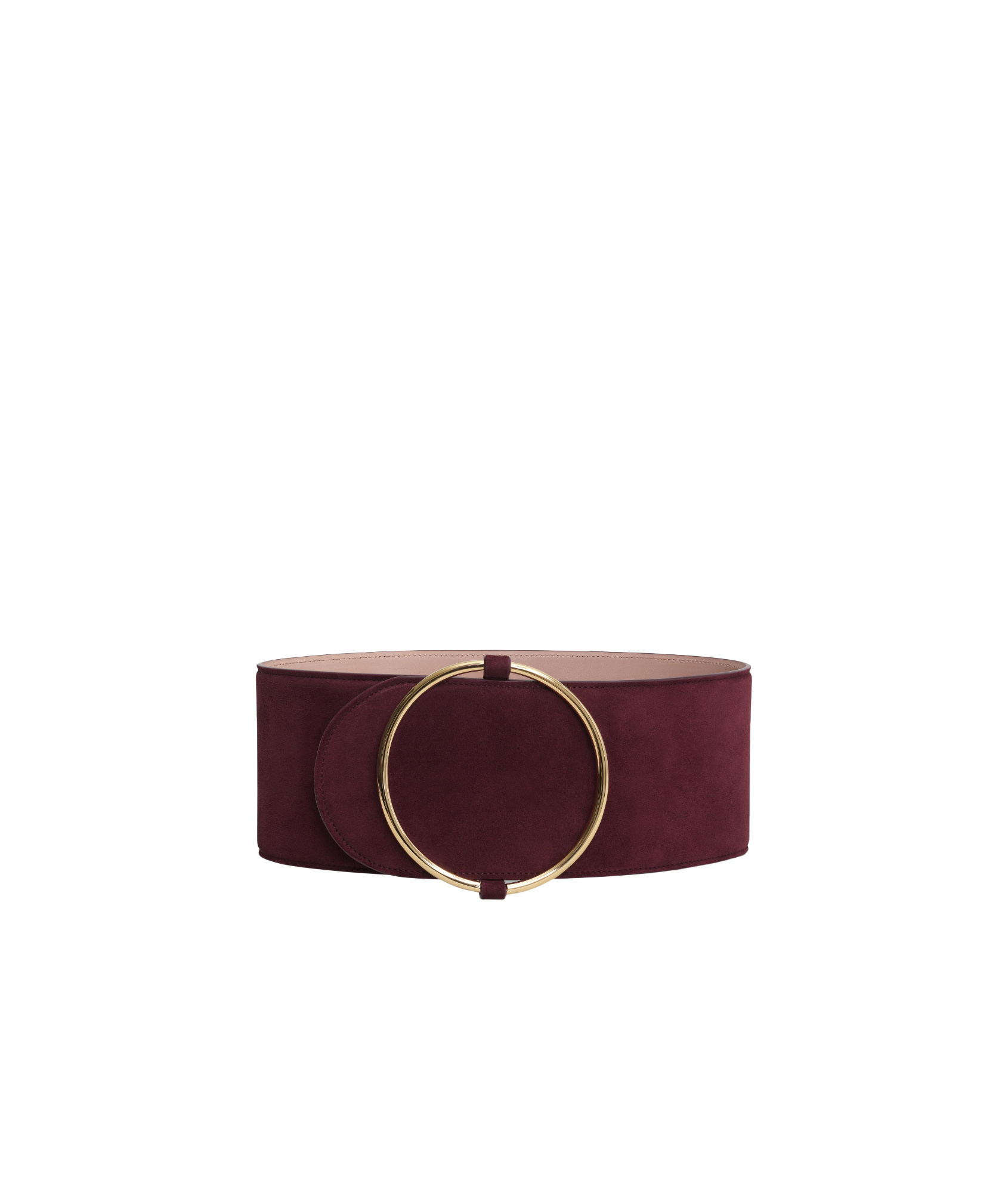 Shop Alaïa Large Circular Belt In Brown