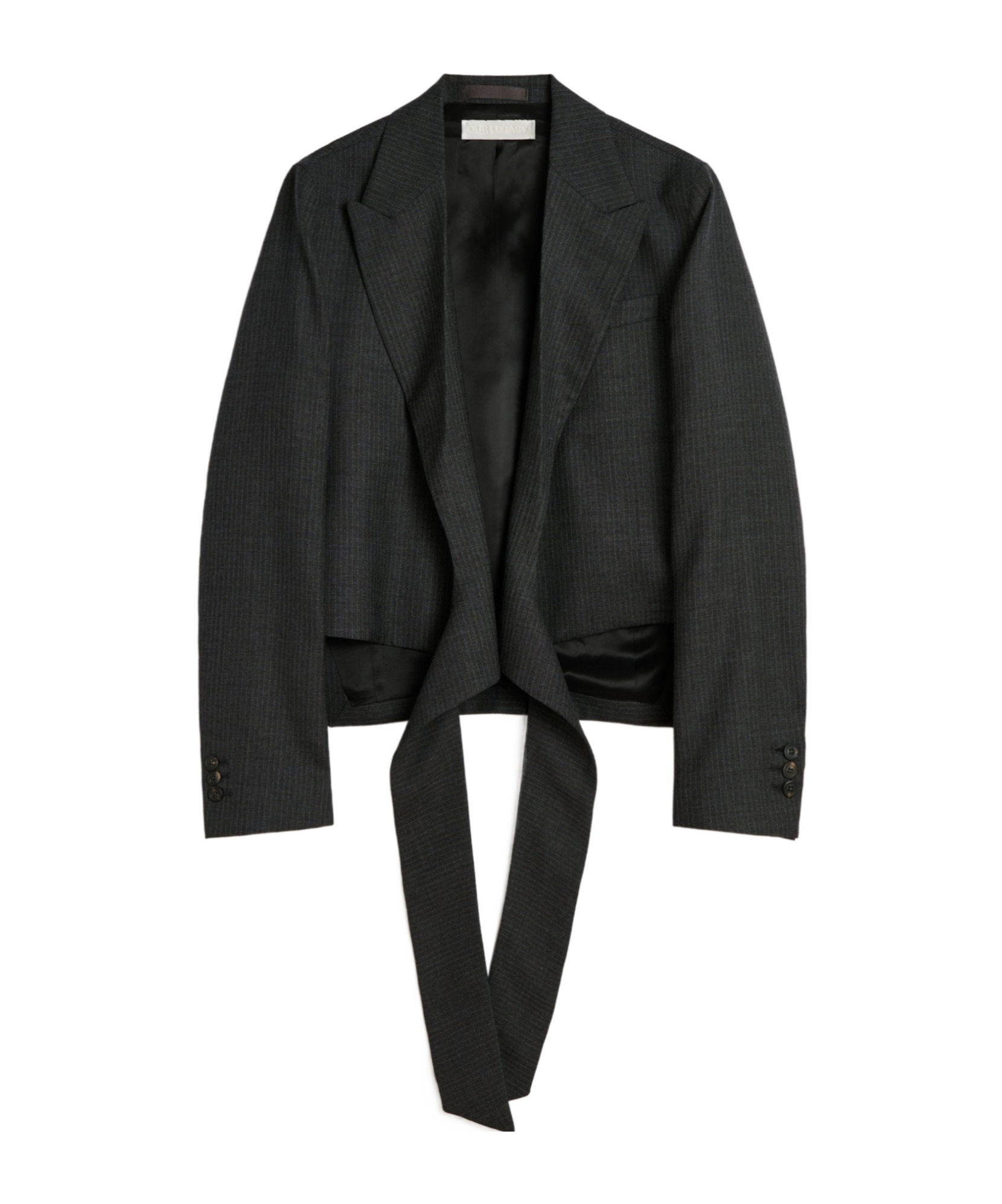 Our Legacy Wrap Blazer In Black