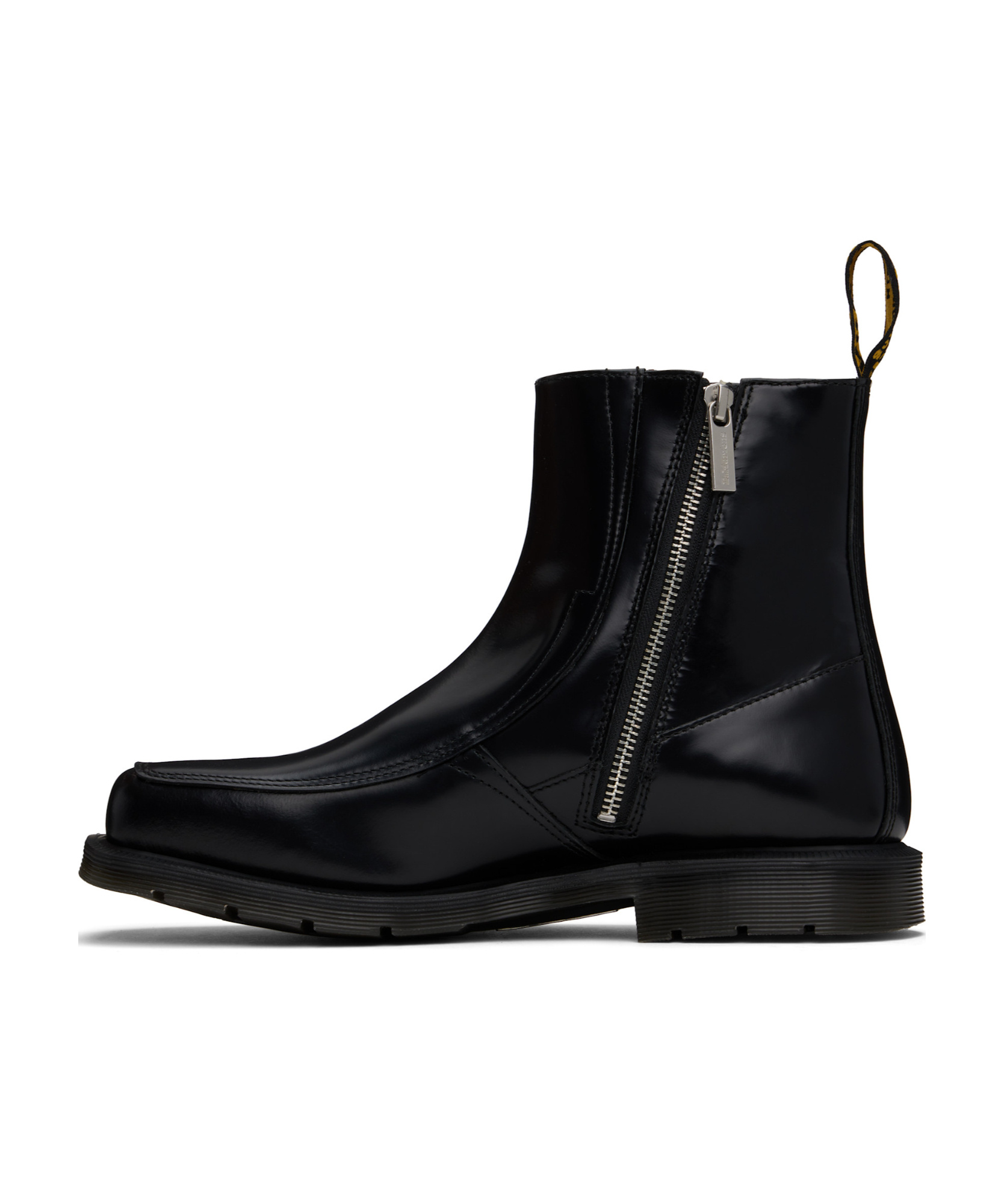Dr. Martens' Square-toed Ankle Boots In Black