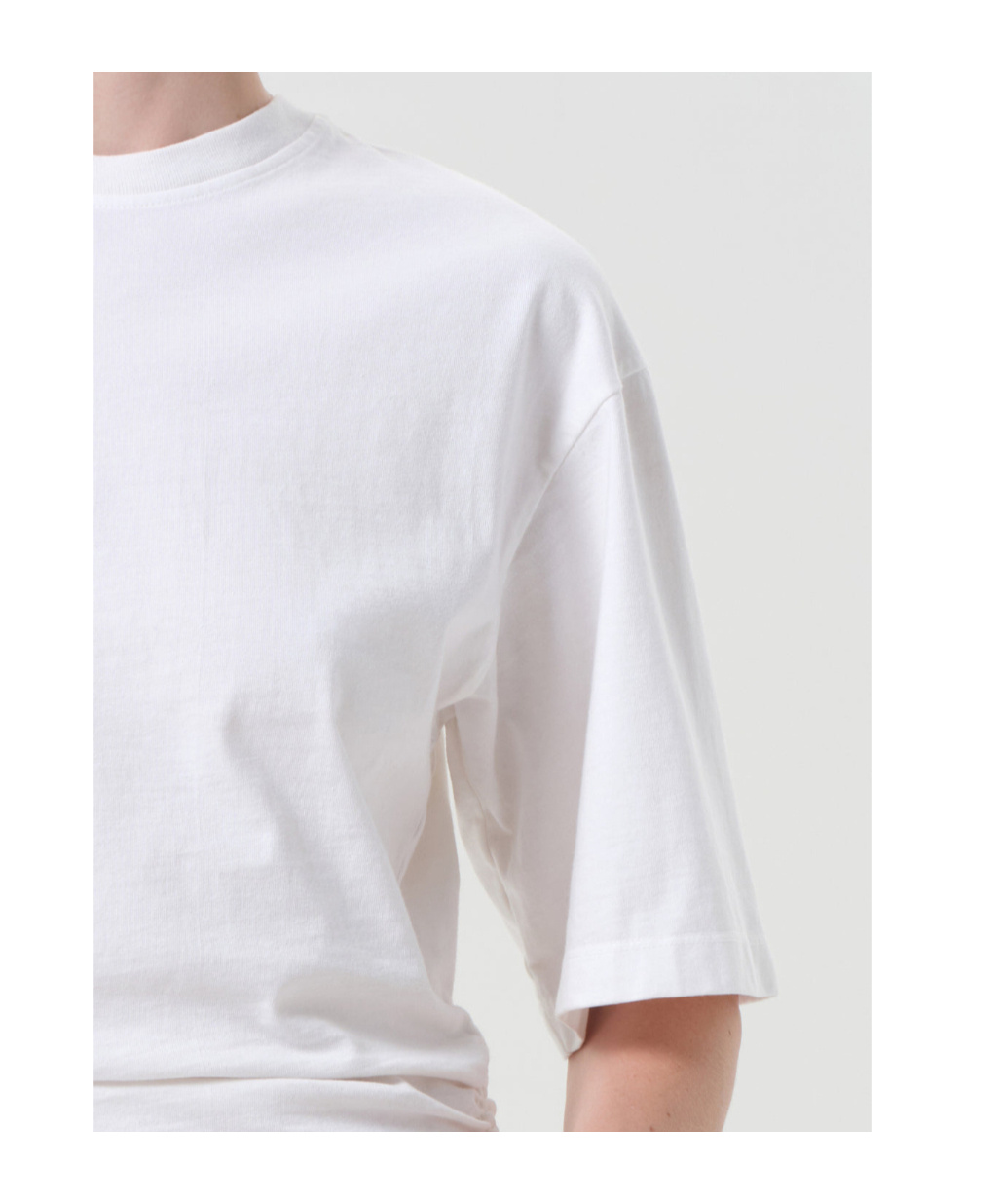 Agolde Shari Tee In White