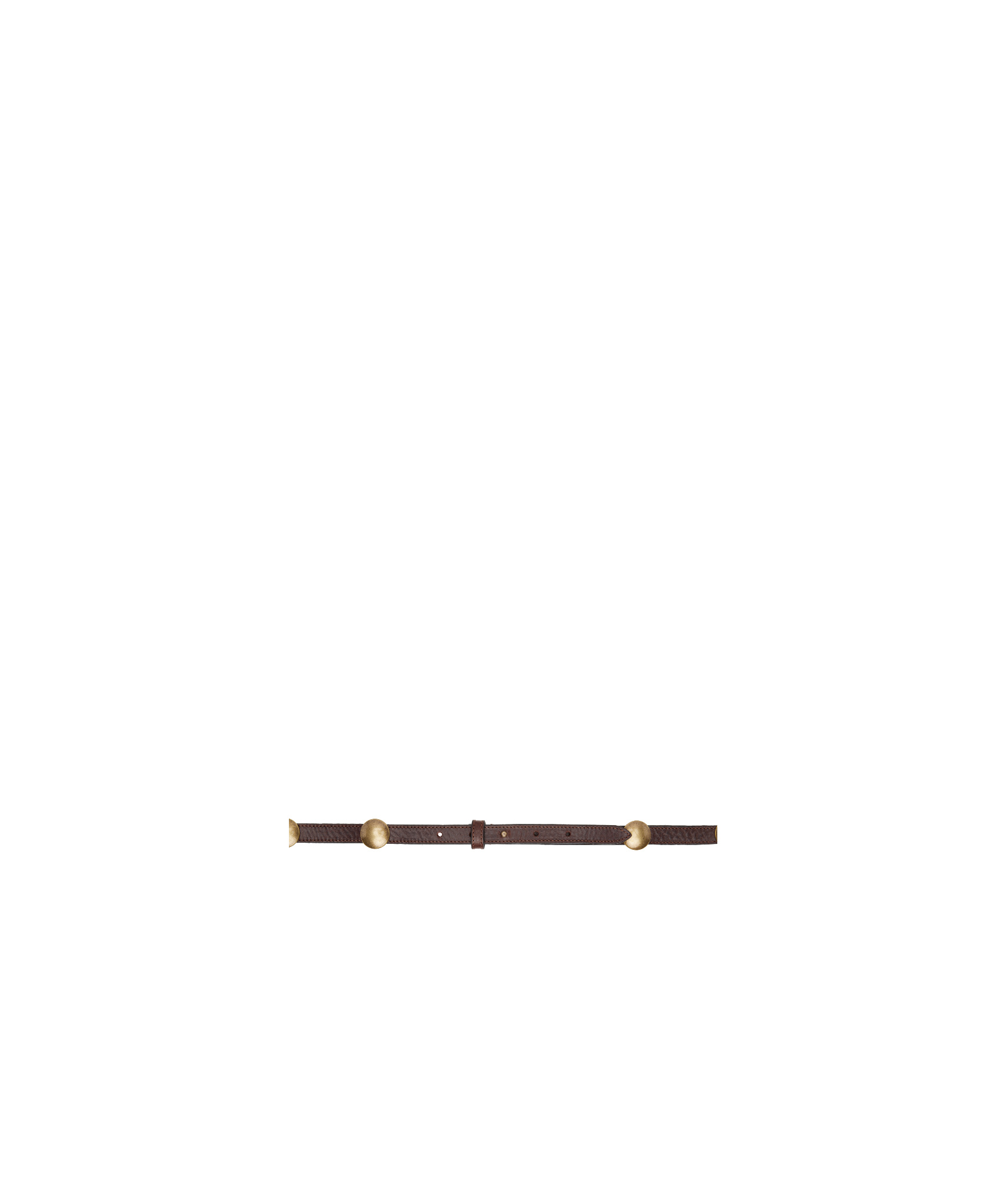 Isabel Marant Karlo Belt In Rust-colored