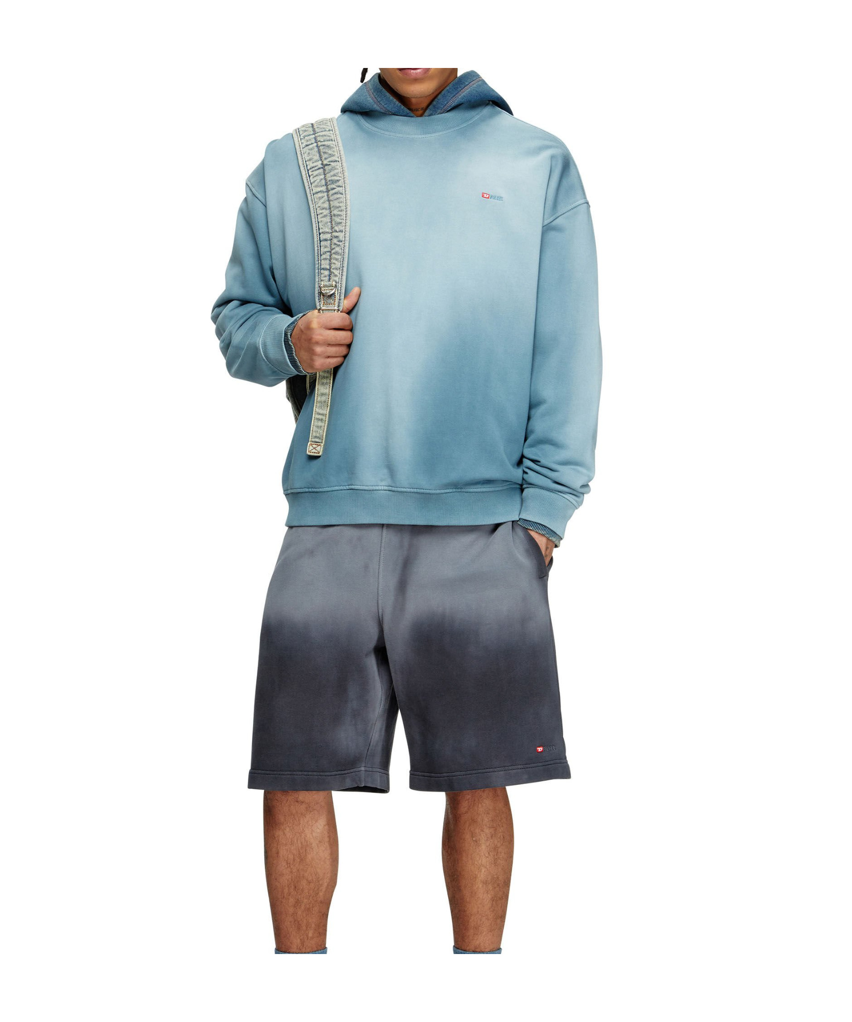 Diesel S-boxt R4 Sweatshirt In Blue