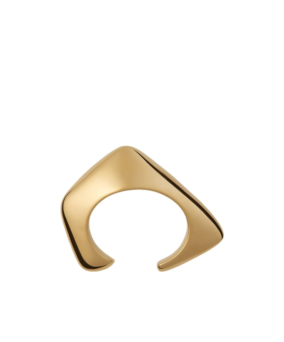 Bottega Veneta Logo Fin Bracelet In Yellow
