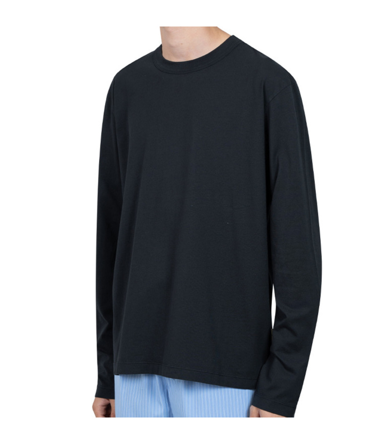 Tekla Long-sleeved T-shirt In Black