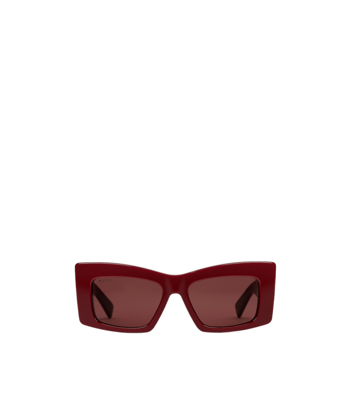 Gucci Square Sunglasses In Red