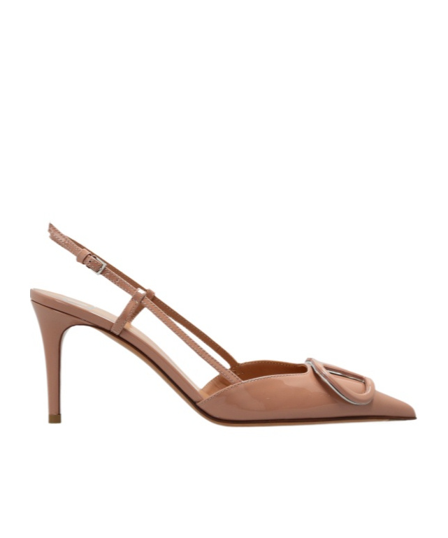 Valentino Garavani Pointed-toe High-heeled Sandals In Neutral