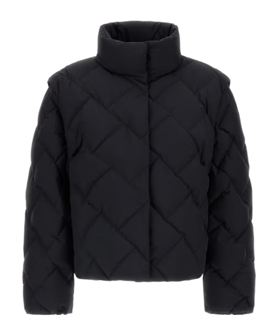 Herno Short Down Jacket In Black
