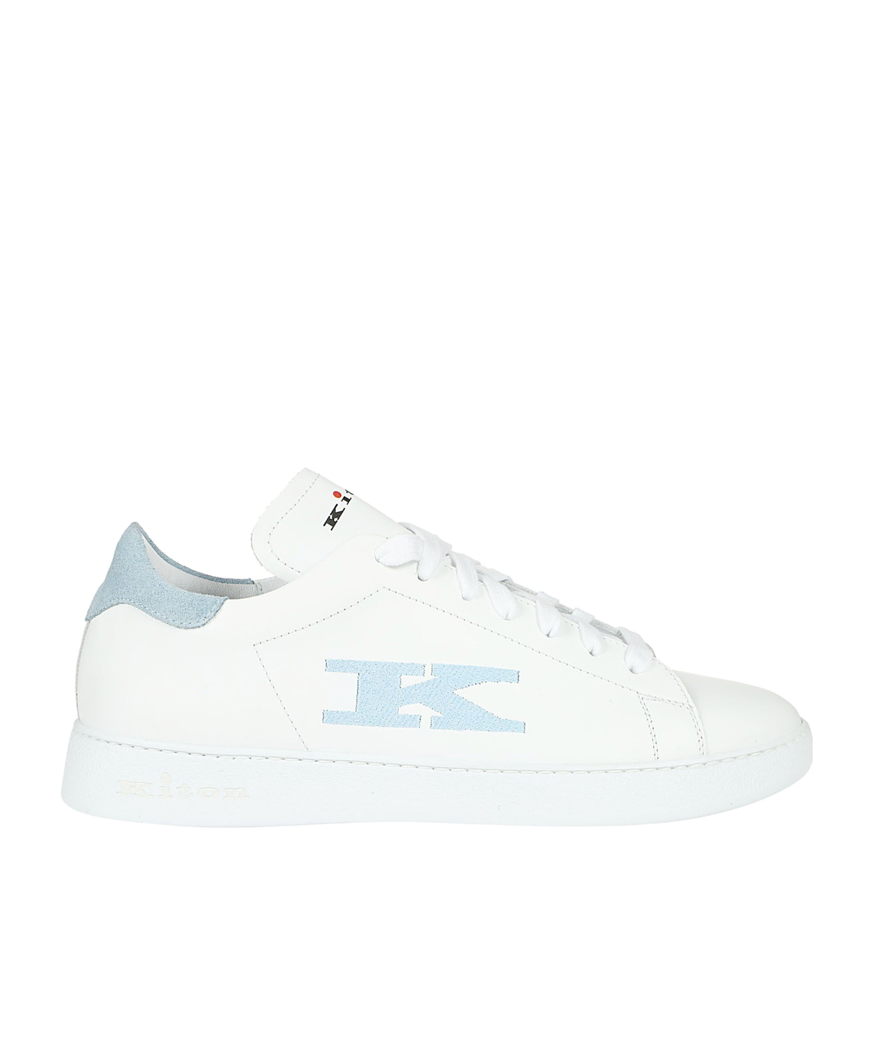 Kiton Round-headed Sports Shoes In White