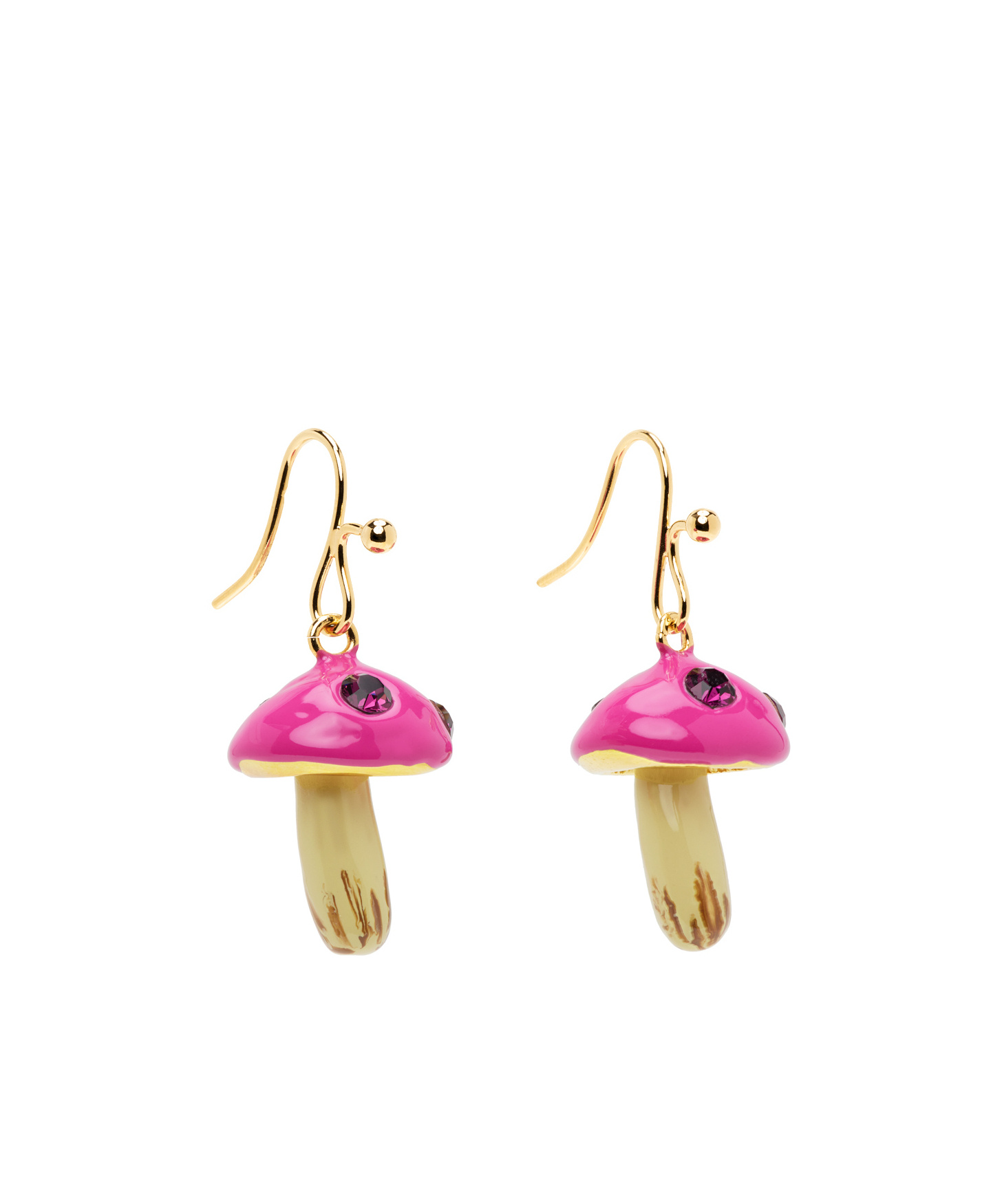 Marni Mushroom Pendant Earrings In Pink