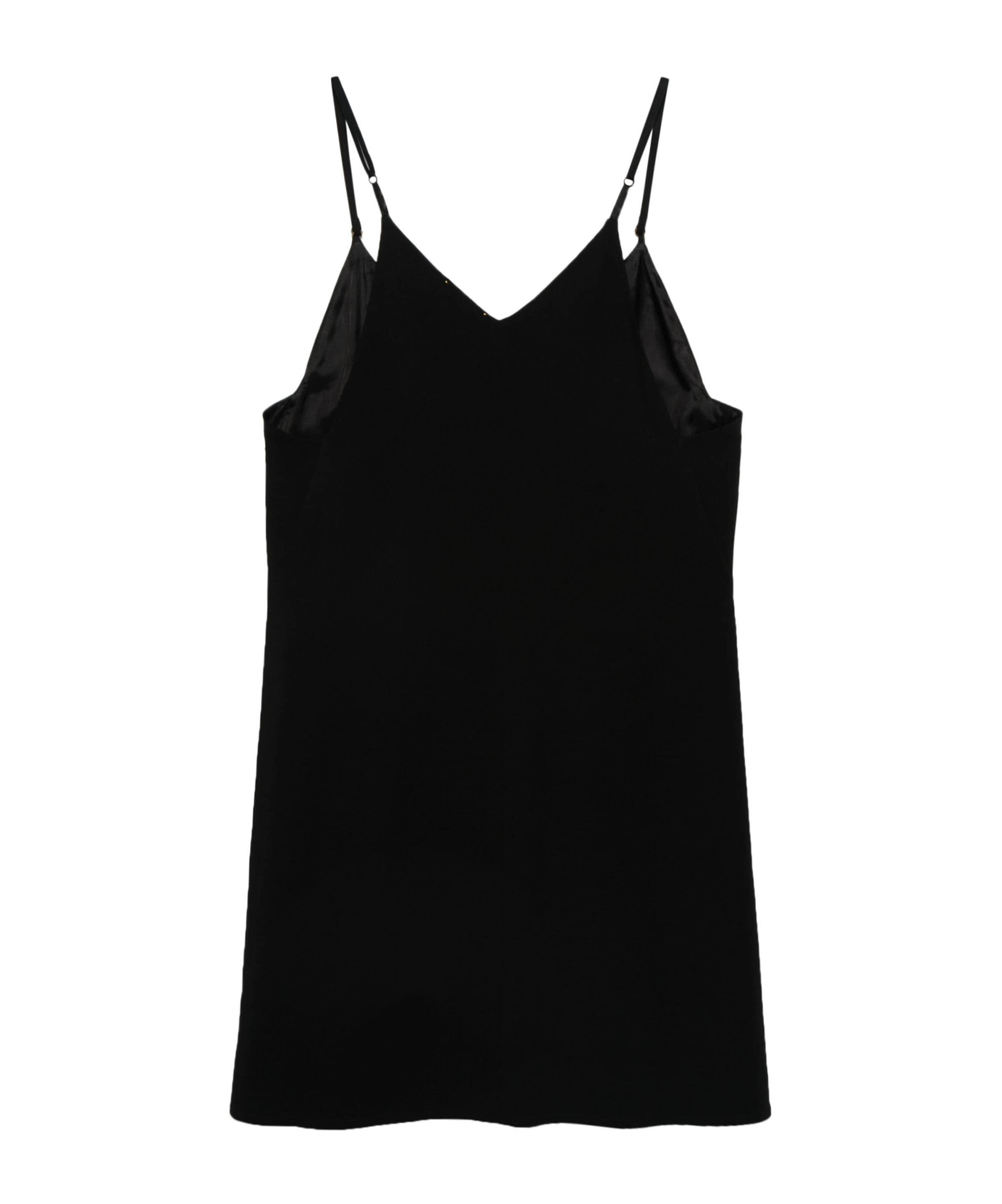 Forte Forte V-neck Mini Dress In Black