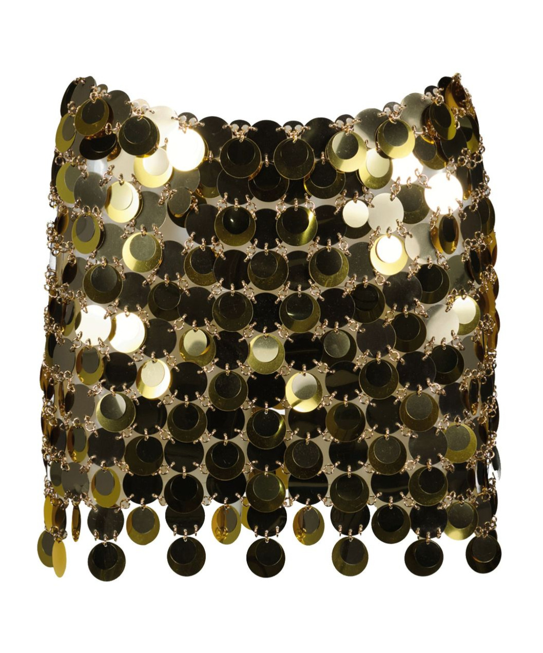RABANNE SEQUIN MINI SKIRT