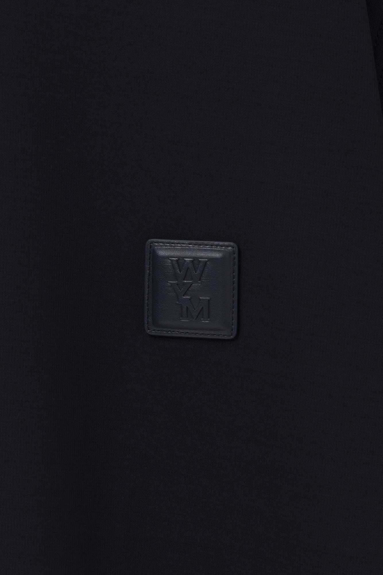Wooyoungmi Logo Patch T-shirt In Black