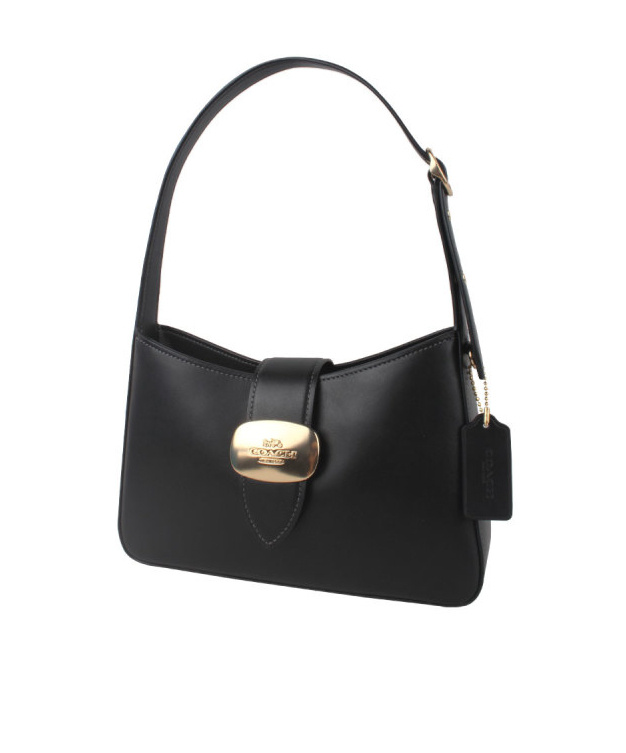 Coach Adjustable Shoulder Strap Shoulder Bag In Black