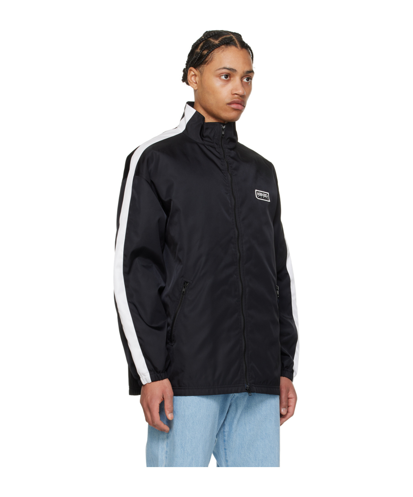 Kenzo Paris Zipper Casual Jacket In Black