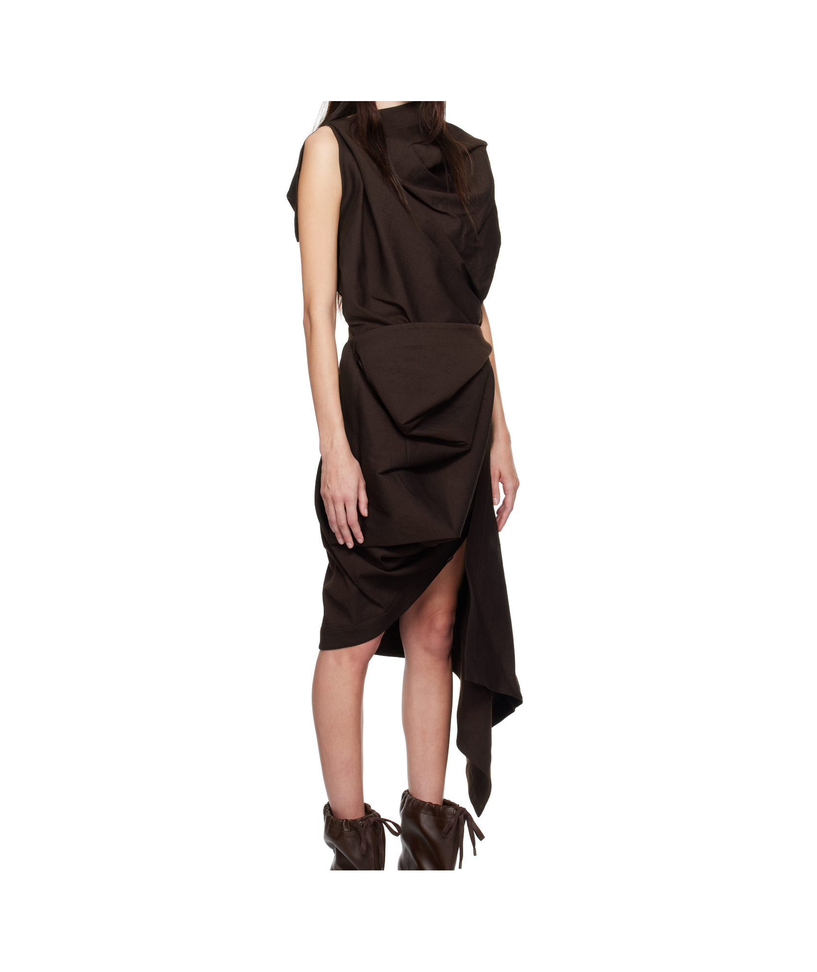 Issey Miyake Sleeveless Dress In Black