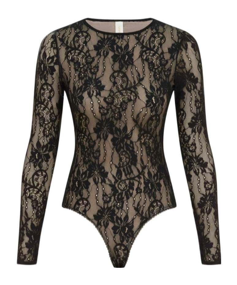 Zimmermann Lace Bodysuit In Multi