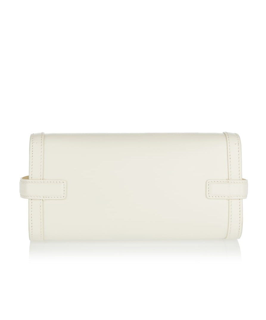 Balmain Logo Shoulder Bag In White
