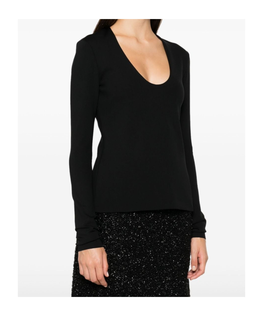 Shop Philosophy Di Lorenzo Serafini Long-sleeved T-shirt In Black