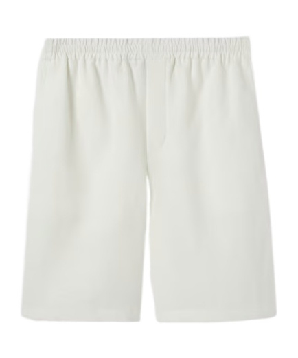 Gucci Linen Shorts With Embossed Logo