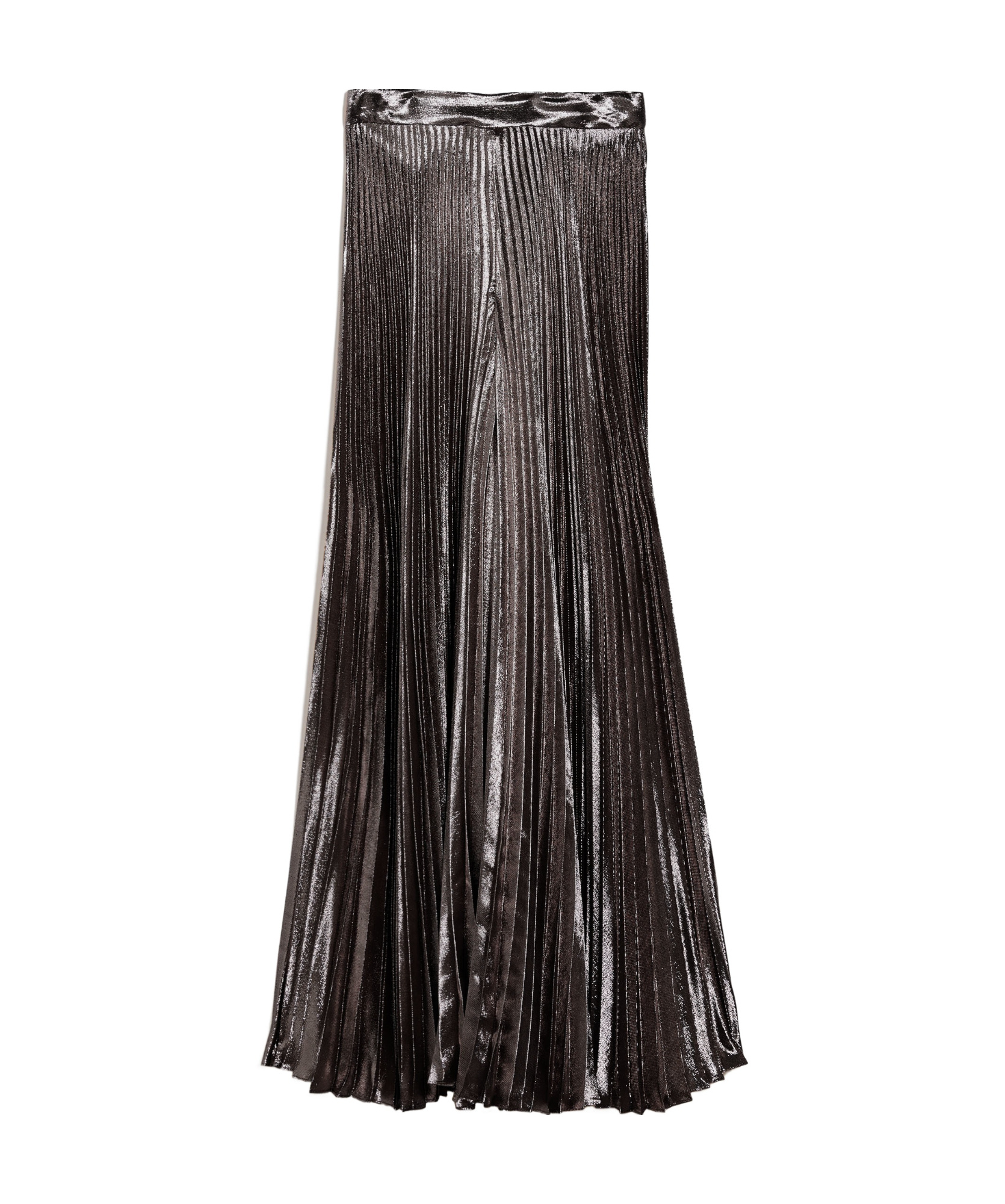 Max Mara Wide Pleated Wide Leg Casual Pants In Black