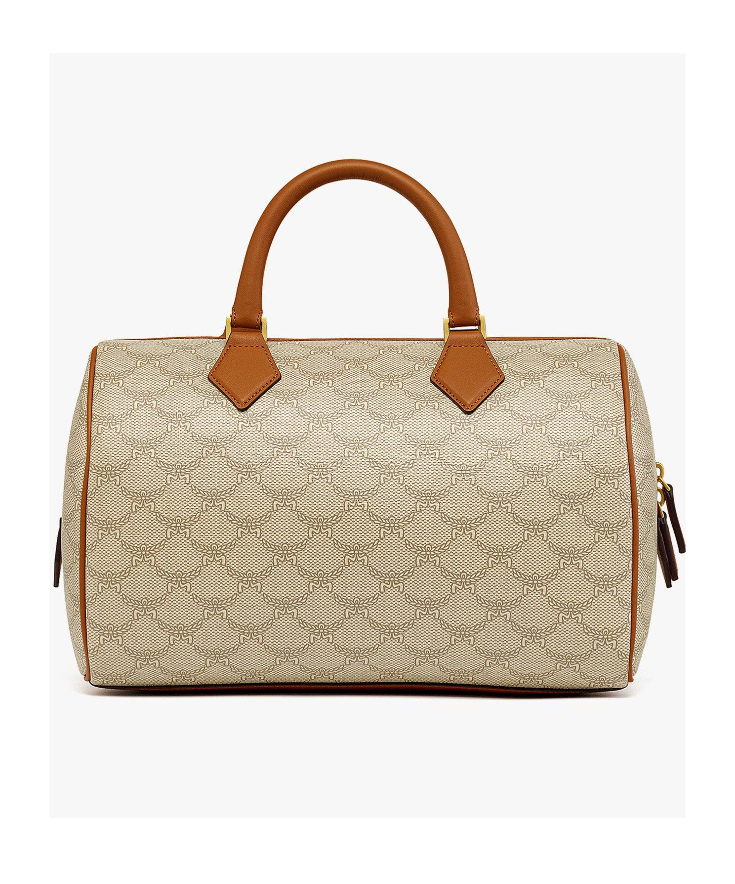 Mcm Adjustable Shoulder Strap Single Shoulder Bag In Nude