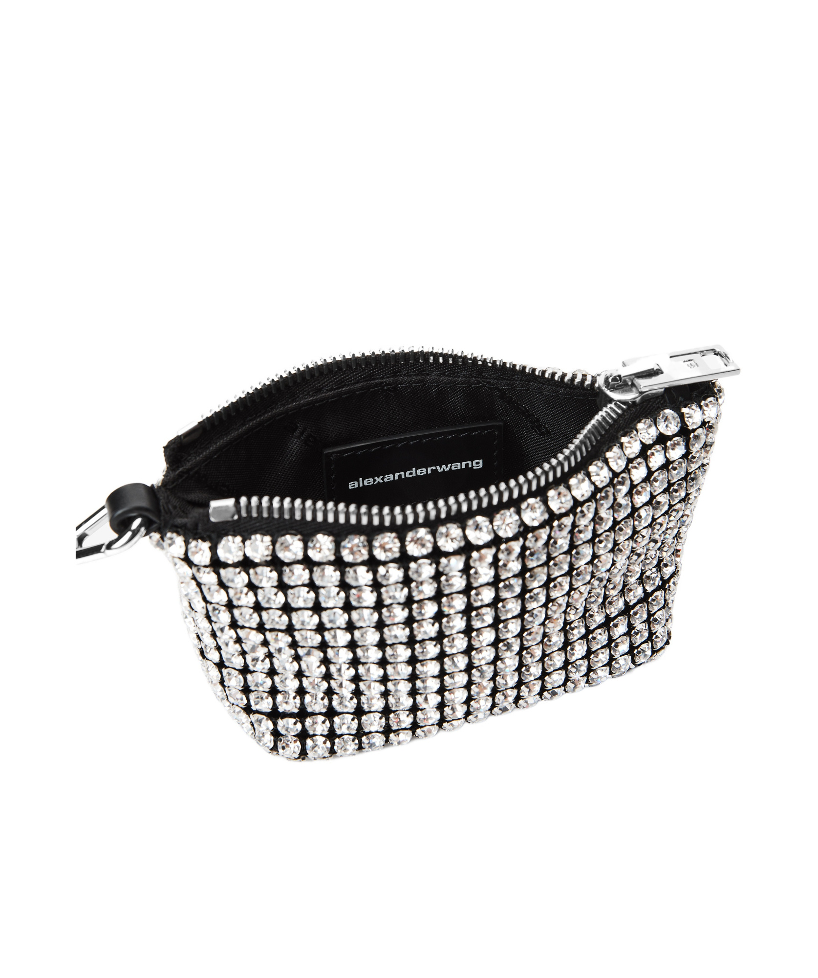 Alexander Wang Heiress Coin Purse Keychain In Black
