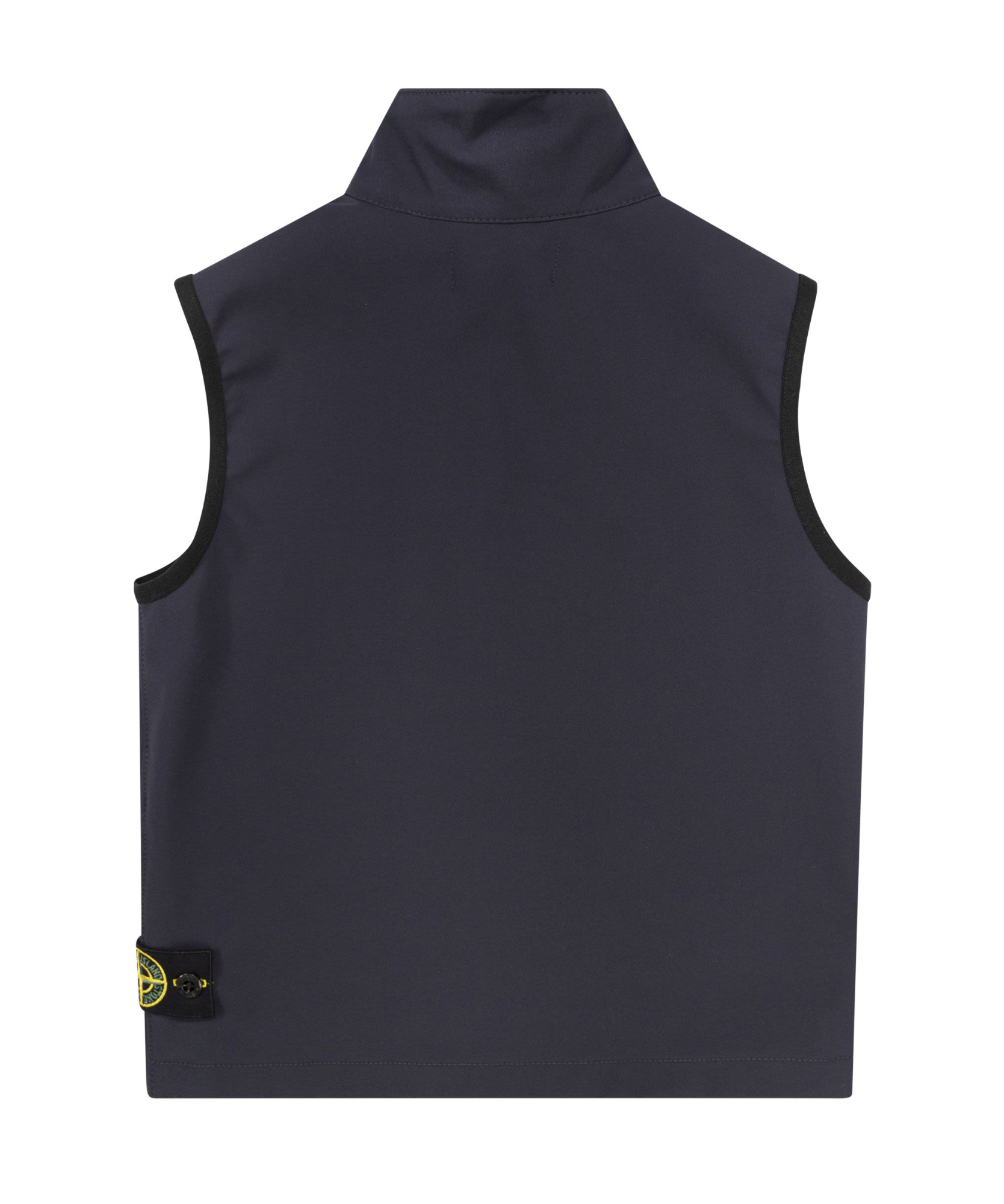 Stone Island Water- And Wind-resistant Membrane Waistcoat In Blue