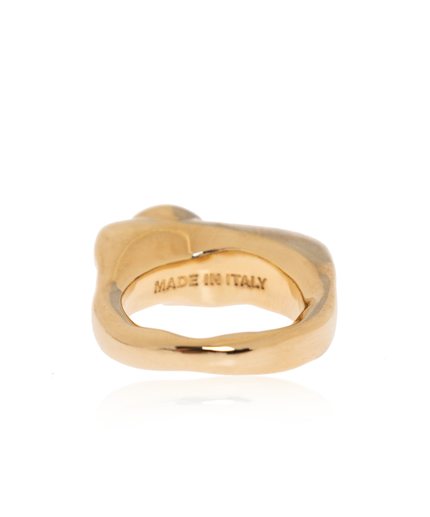Dries Van Noten Irregular Ring In Yellow